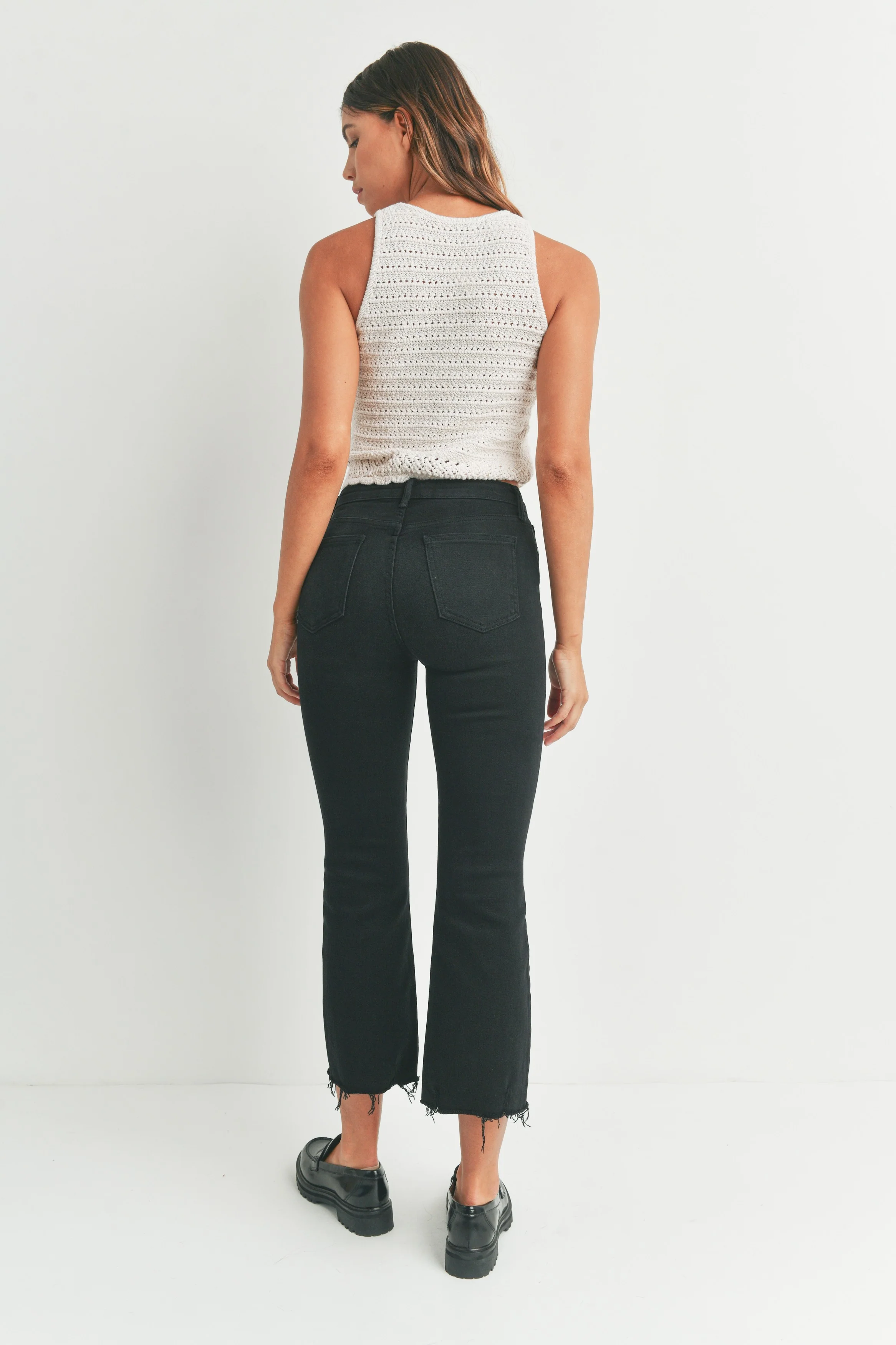 Gabby Cropped Flare Jean - Image 5
