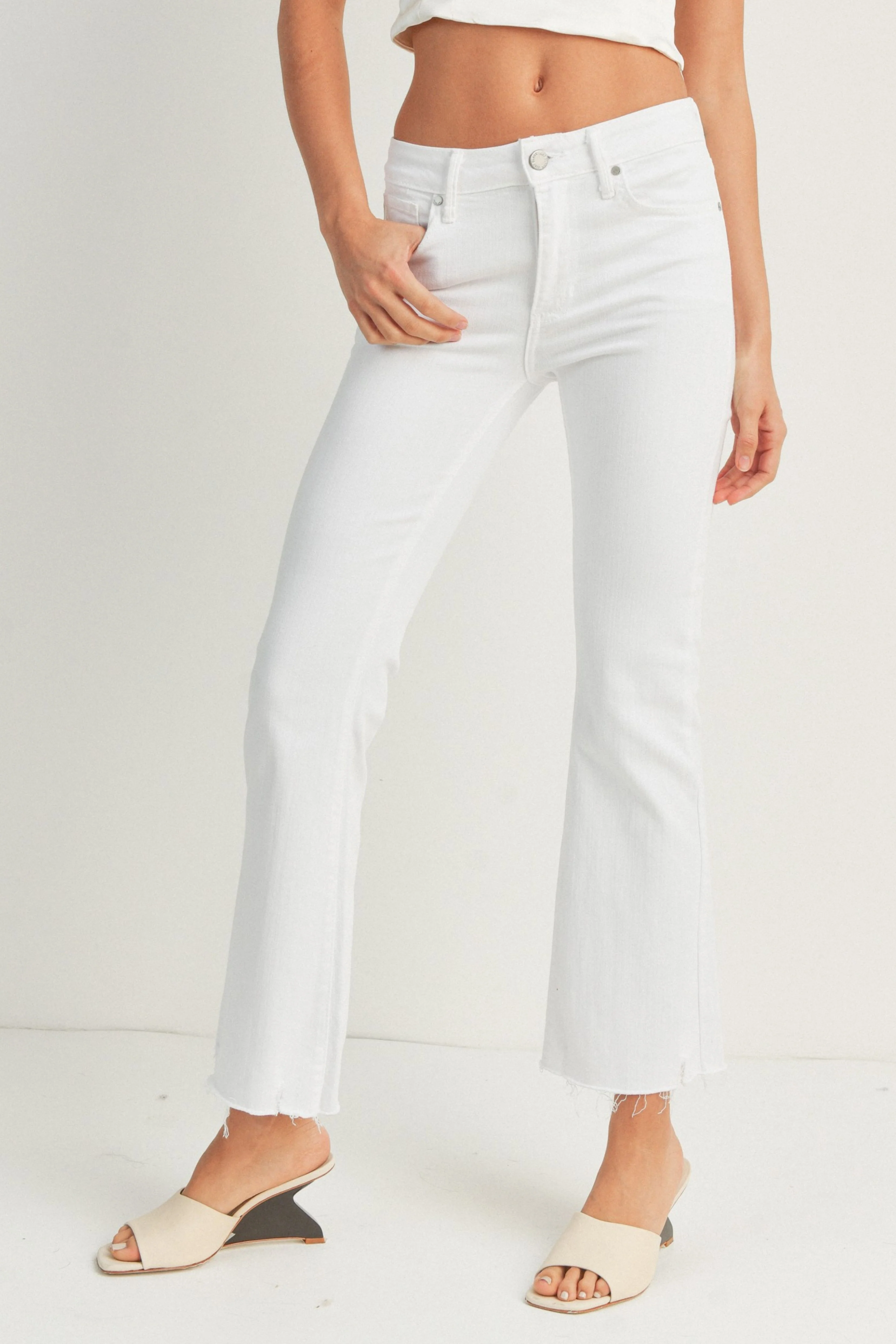 Gabby Cropped Flare Jean - Image 9