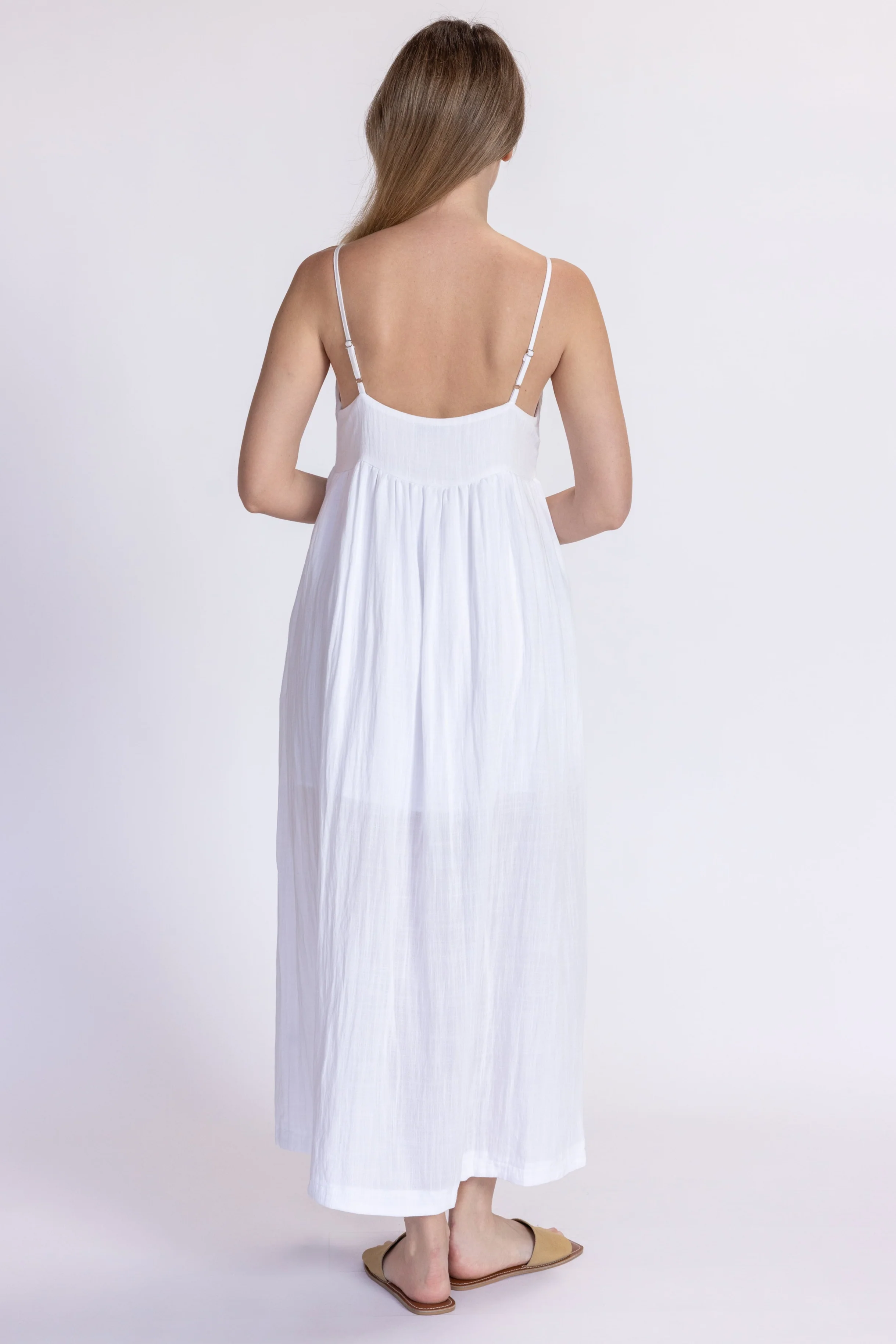 Kacey Linen Maxi Dress - Image 3