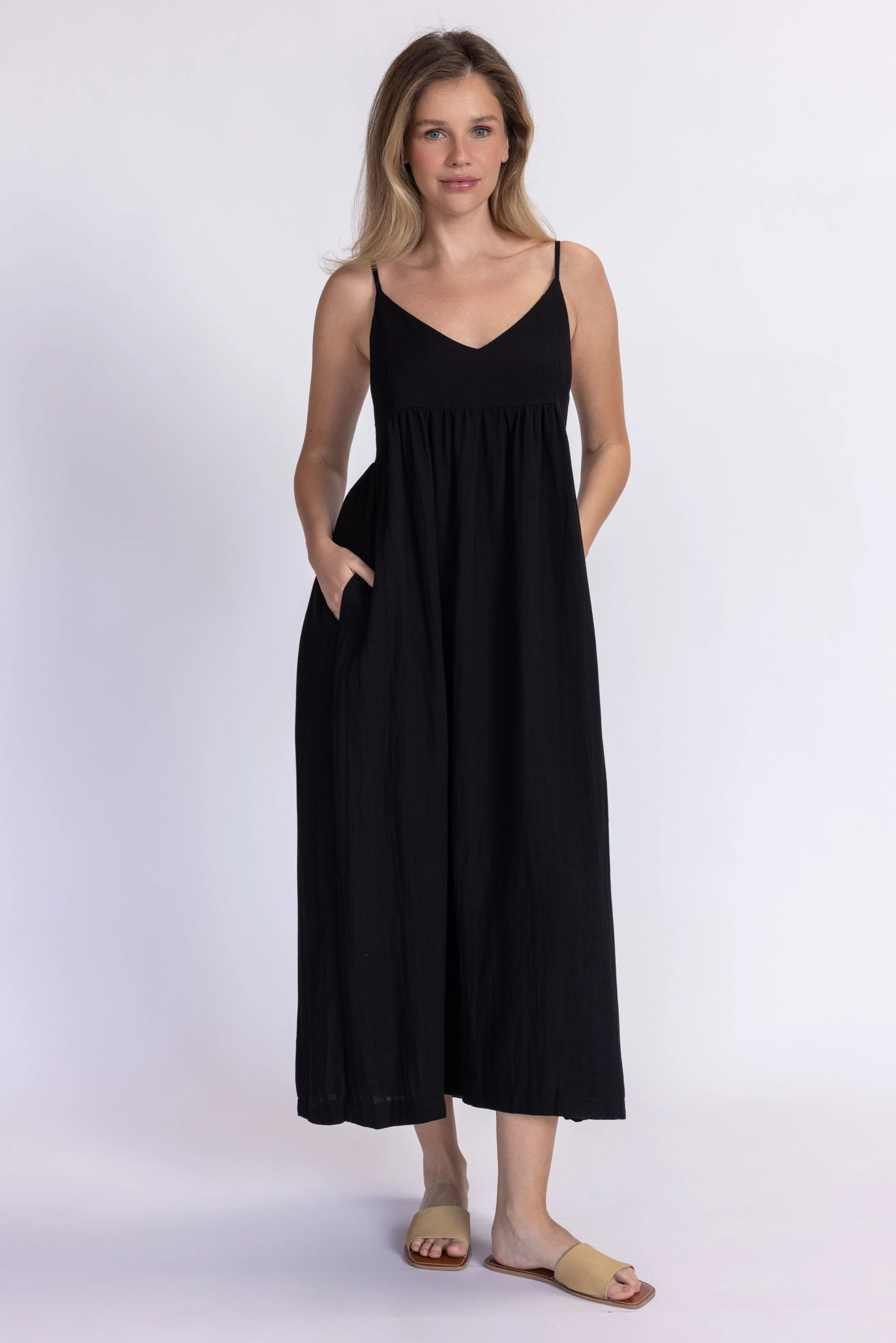 Kacey Linen Maxi Dress - Image 4