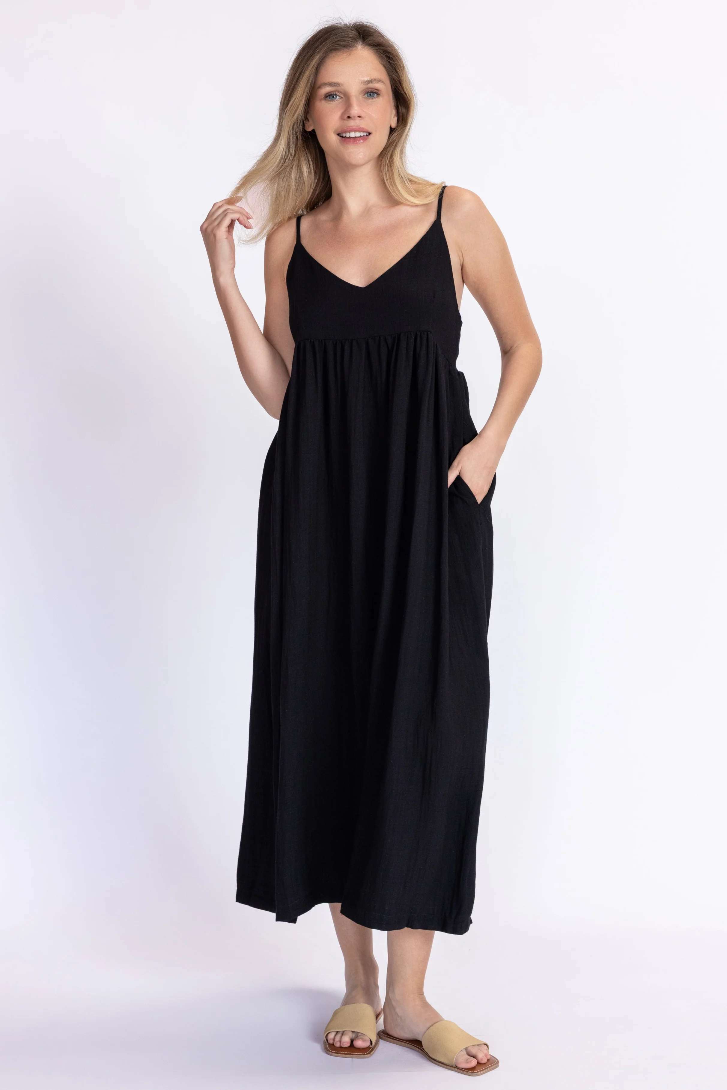 Kacey Linen Maxi Dress - Image 5