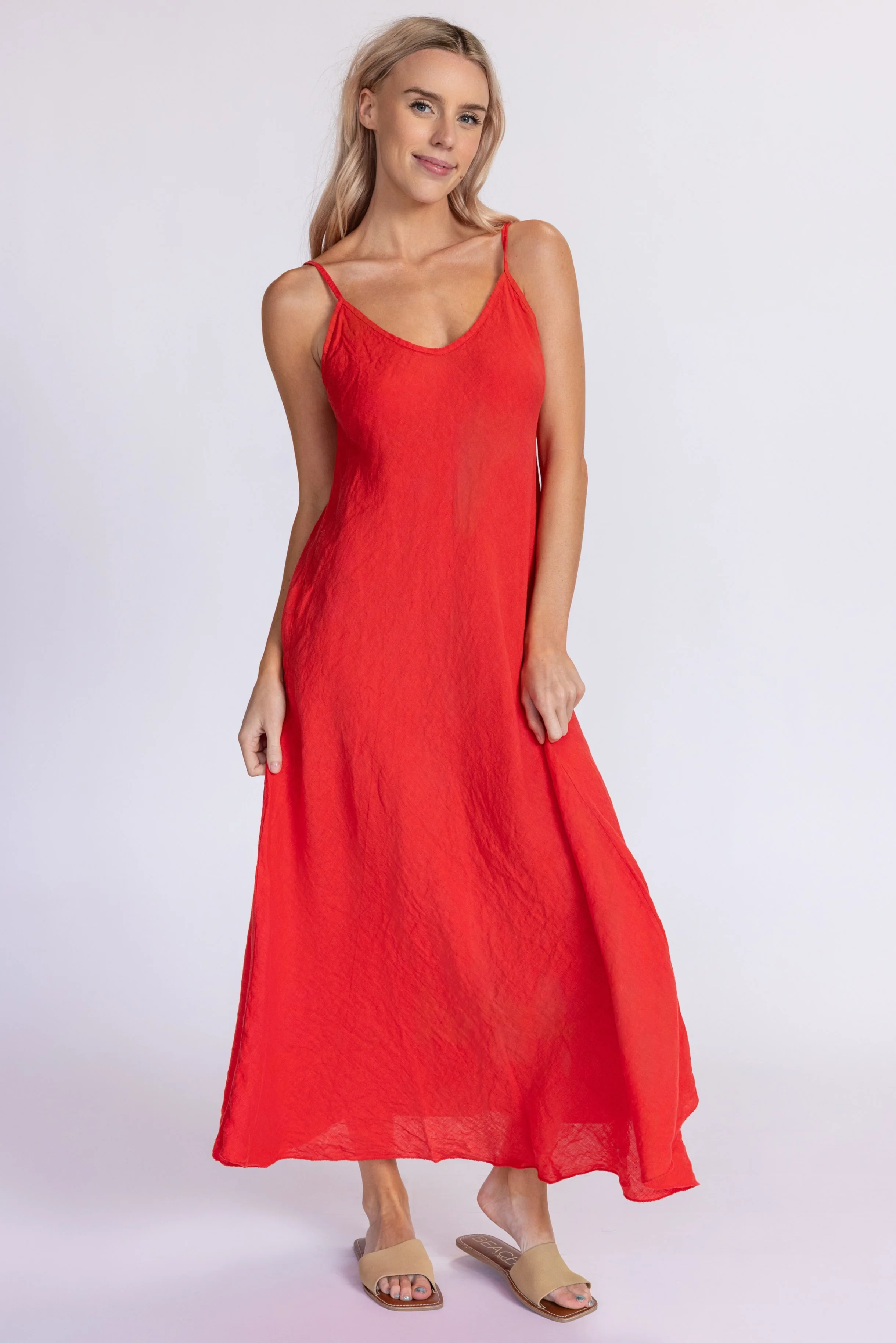 Linen Slip Dress - Image 10
