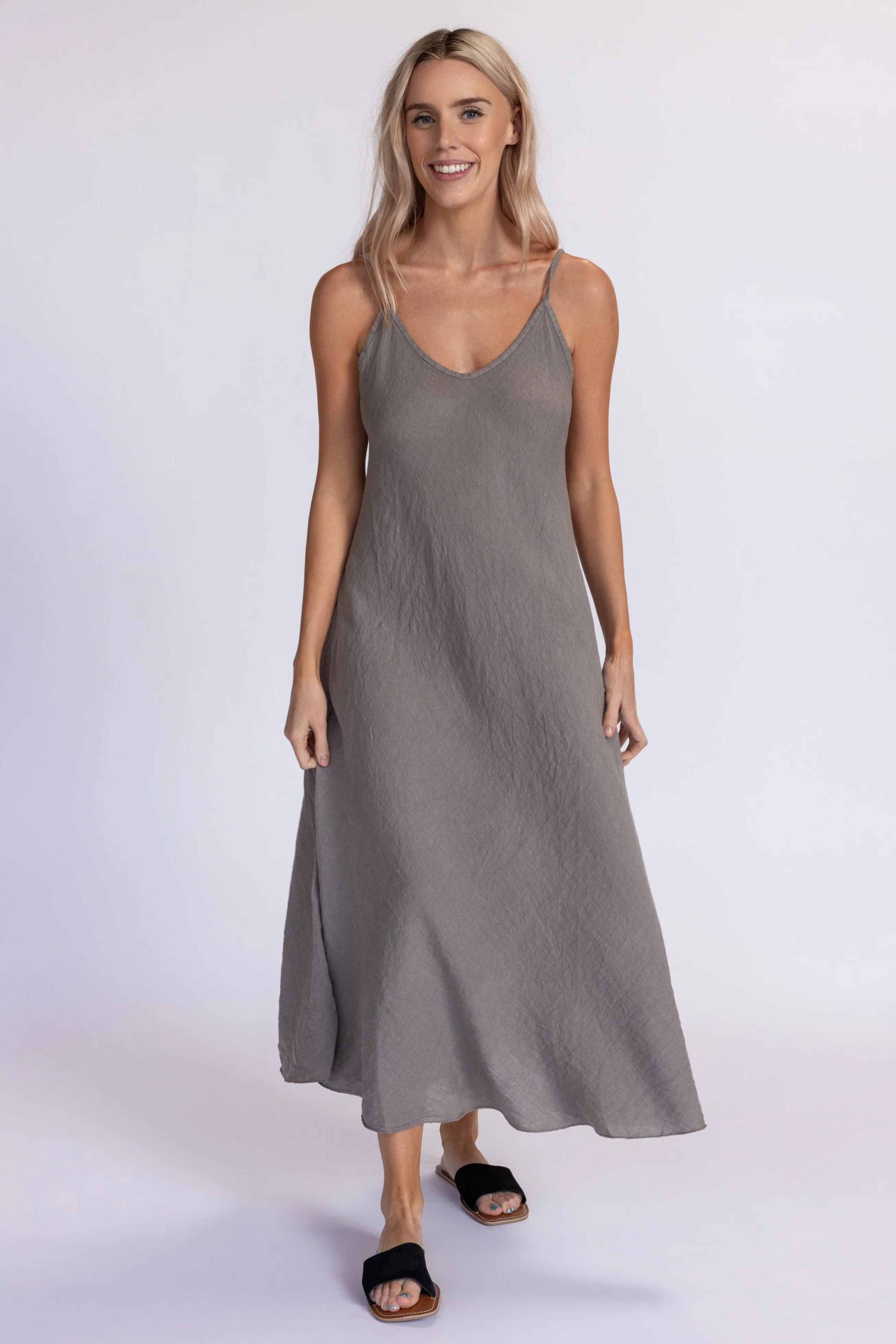 Linen Slip Dress - Image 14