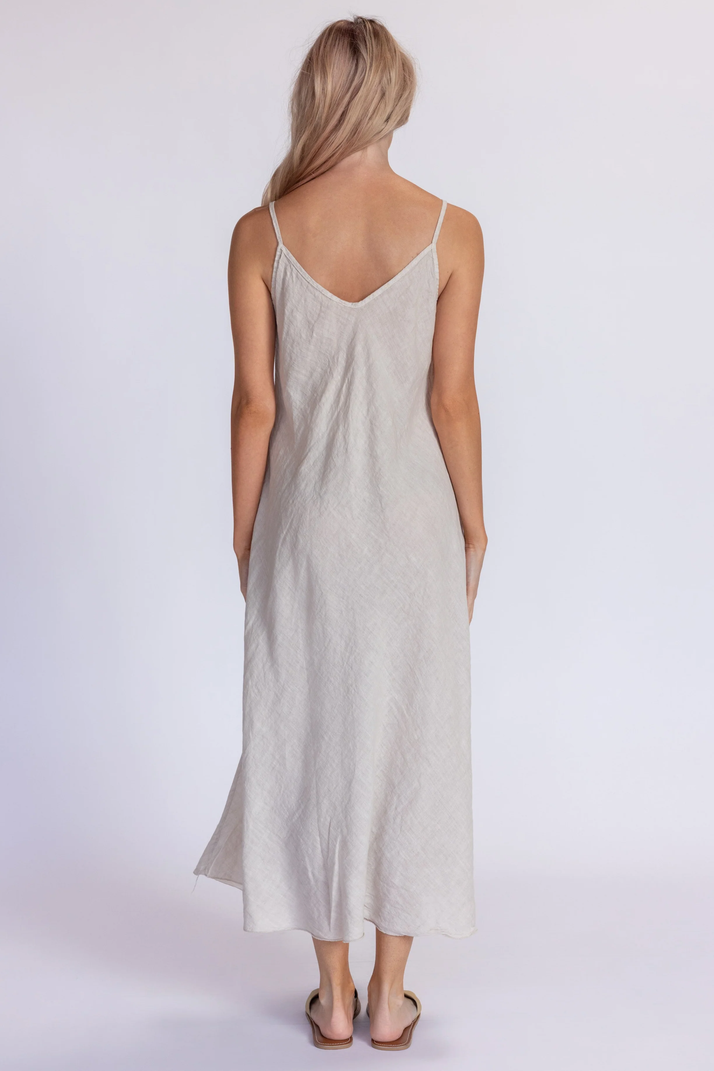 Linen Slip Dress - Image 20