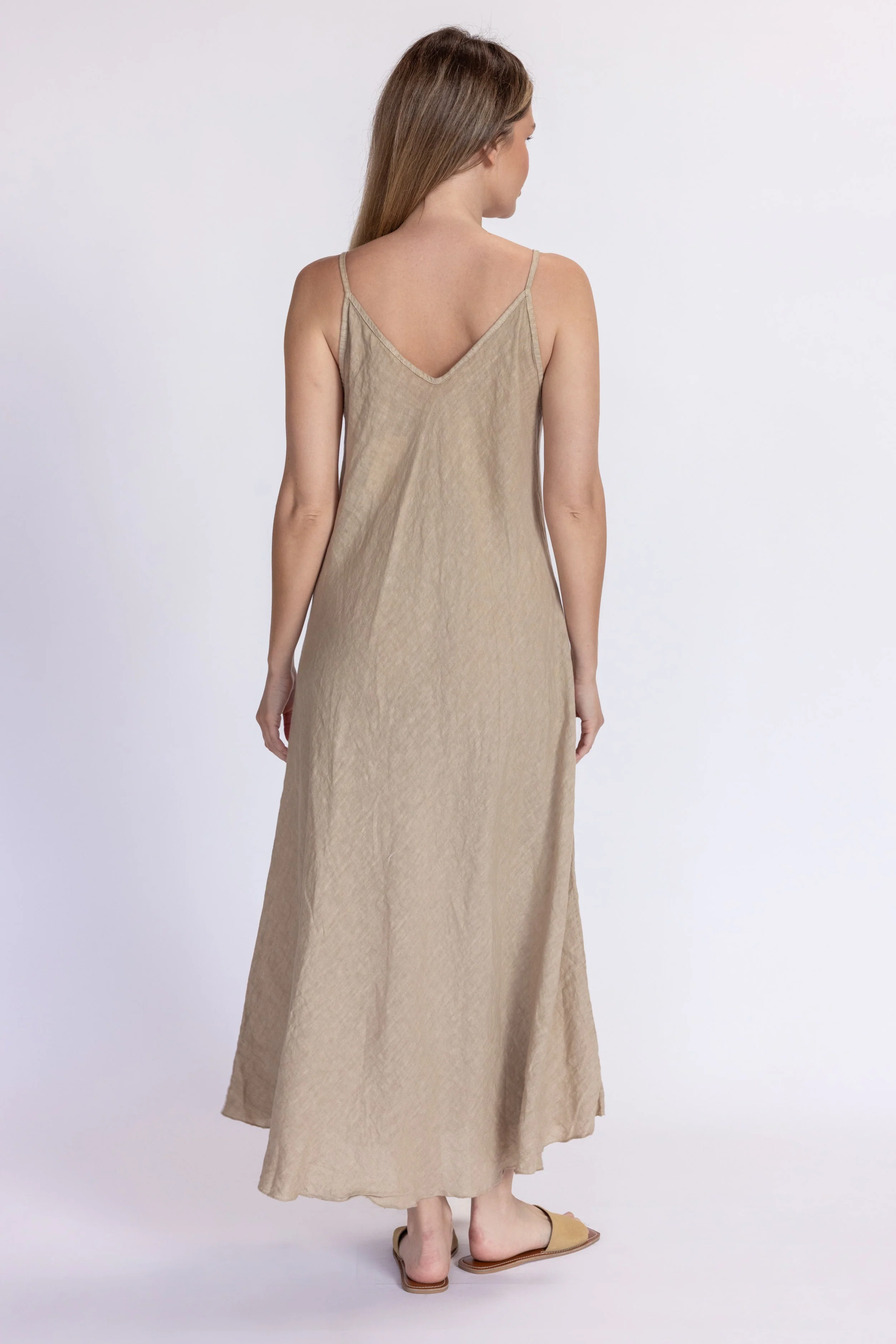 Linen Slip Dress - Image 5