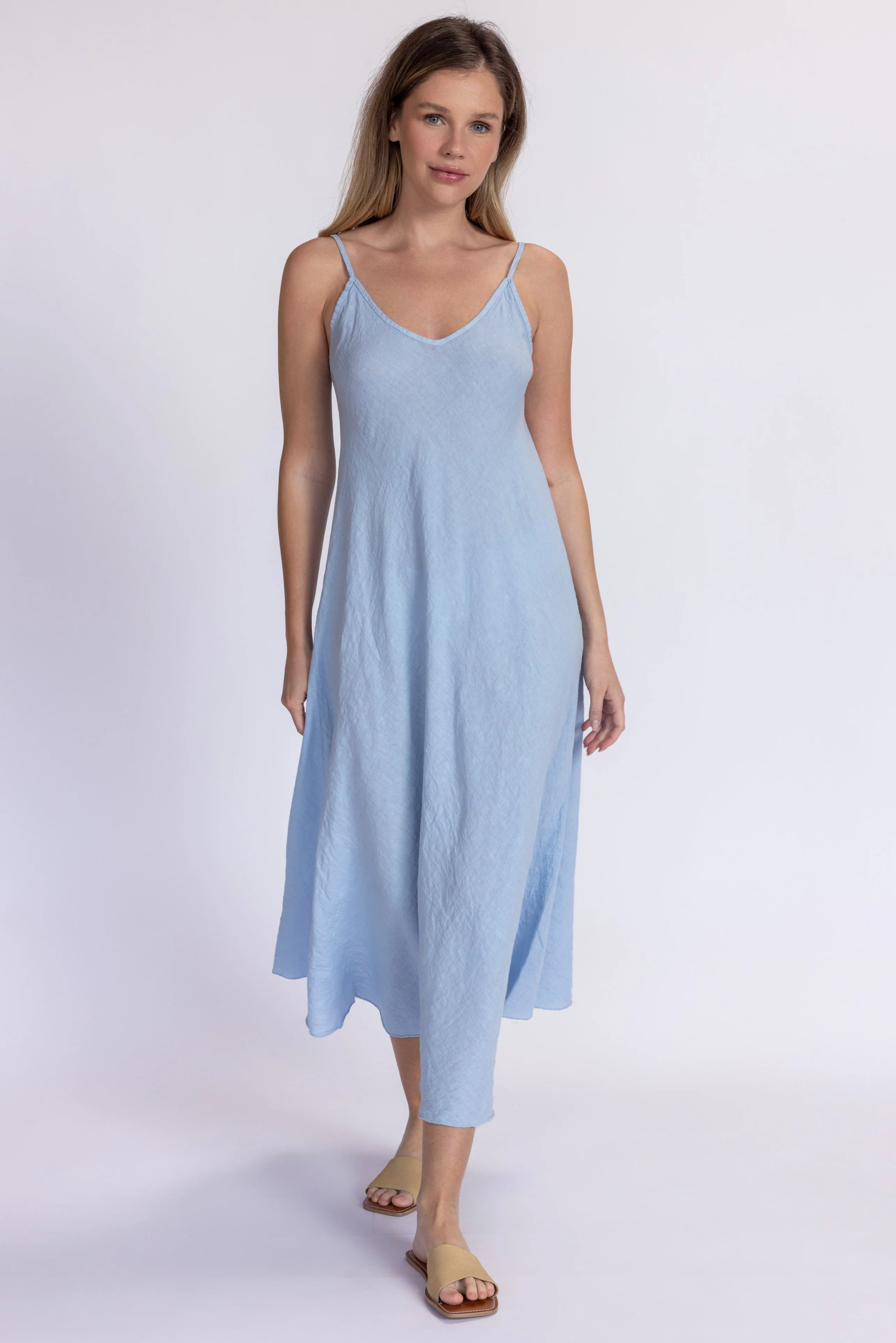 Linen Slip Dress - Image 8