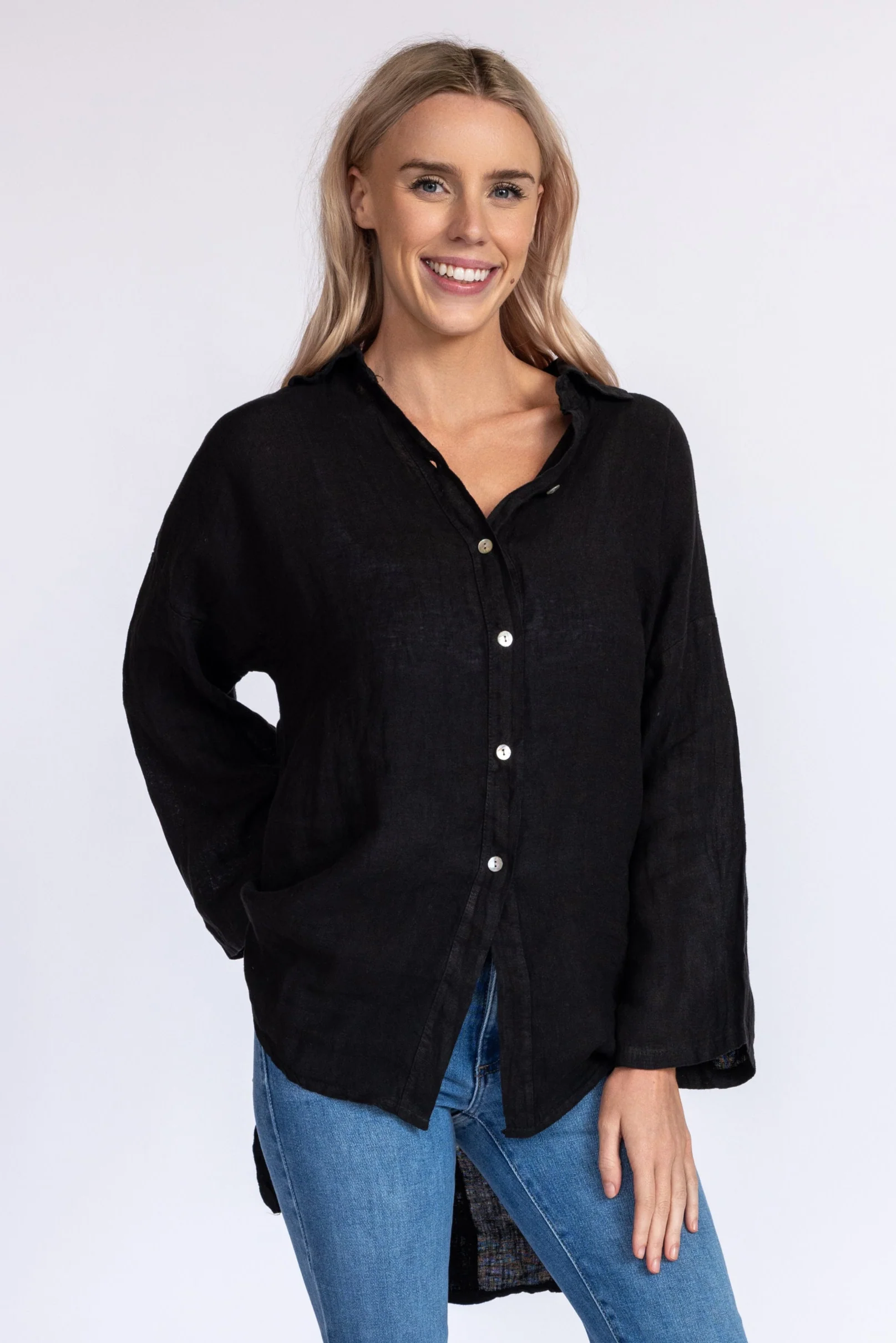 Easy Breezy Linen Button Down - Image 4