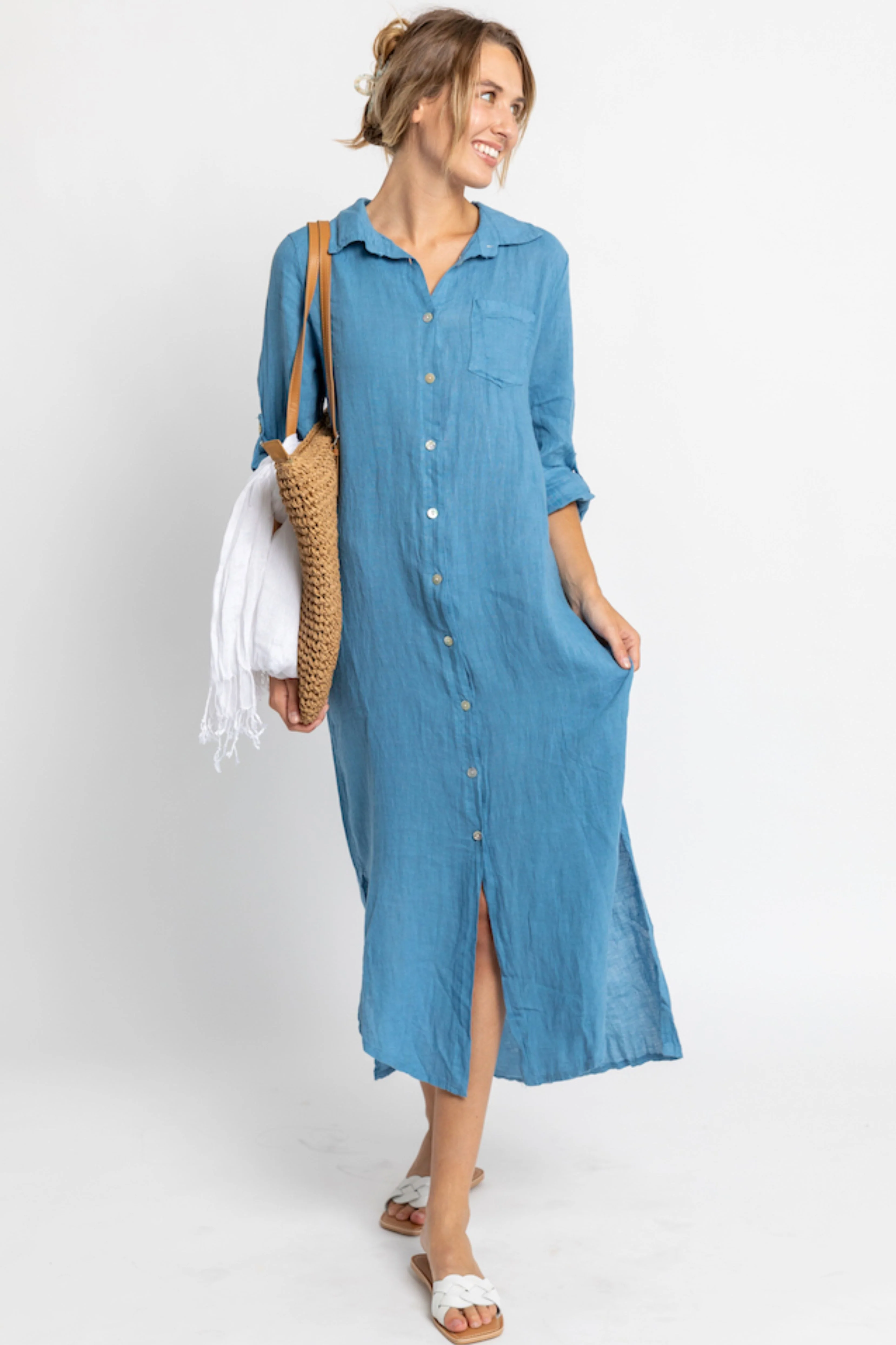 Island Time Linen Dress - Image 28