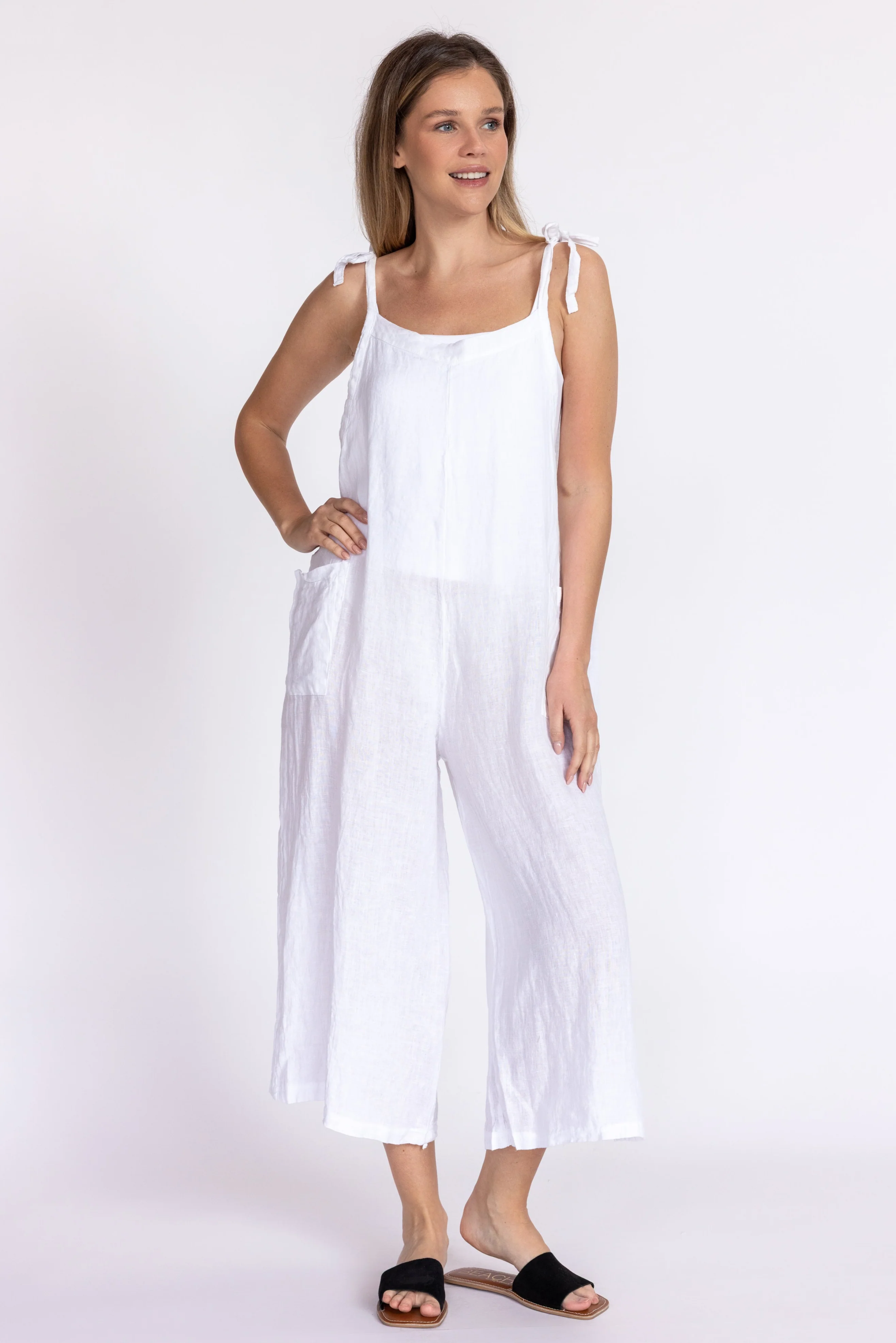 Italia Linen Jumpsuit - Image 10