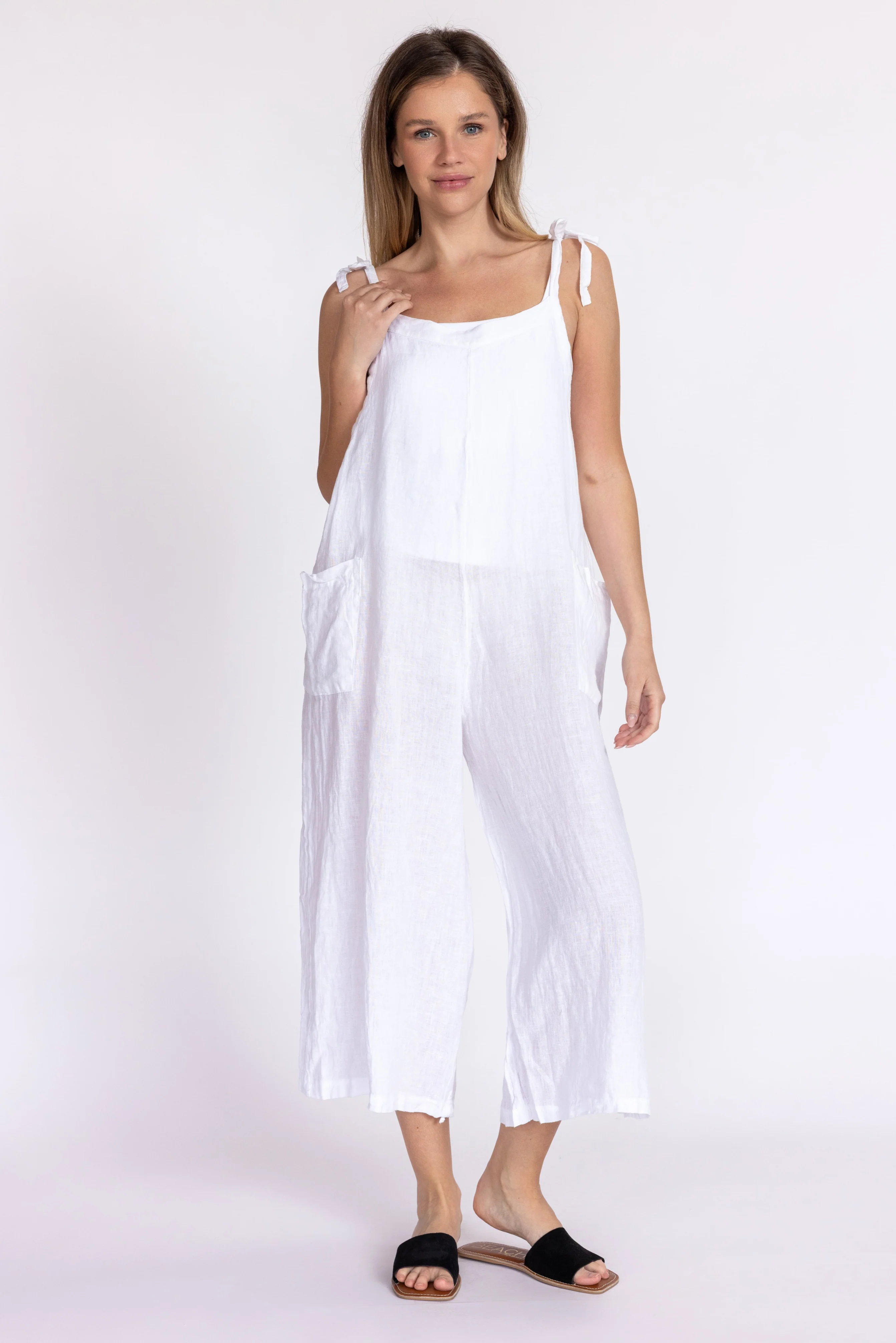 Italia Linen Jumpsuit - Image 11
