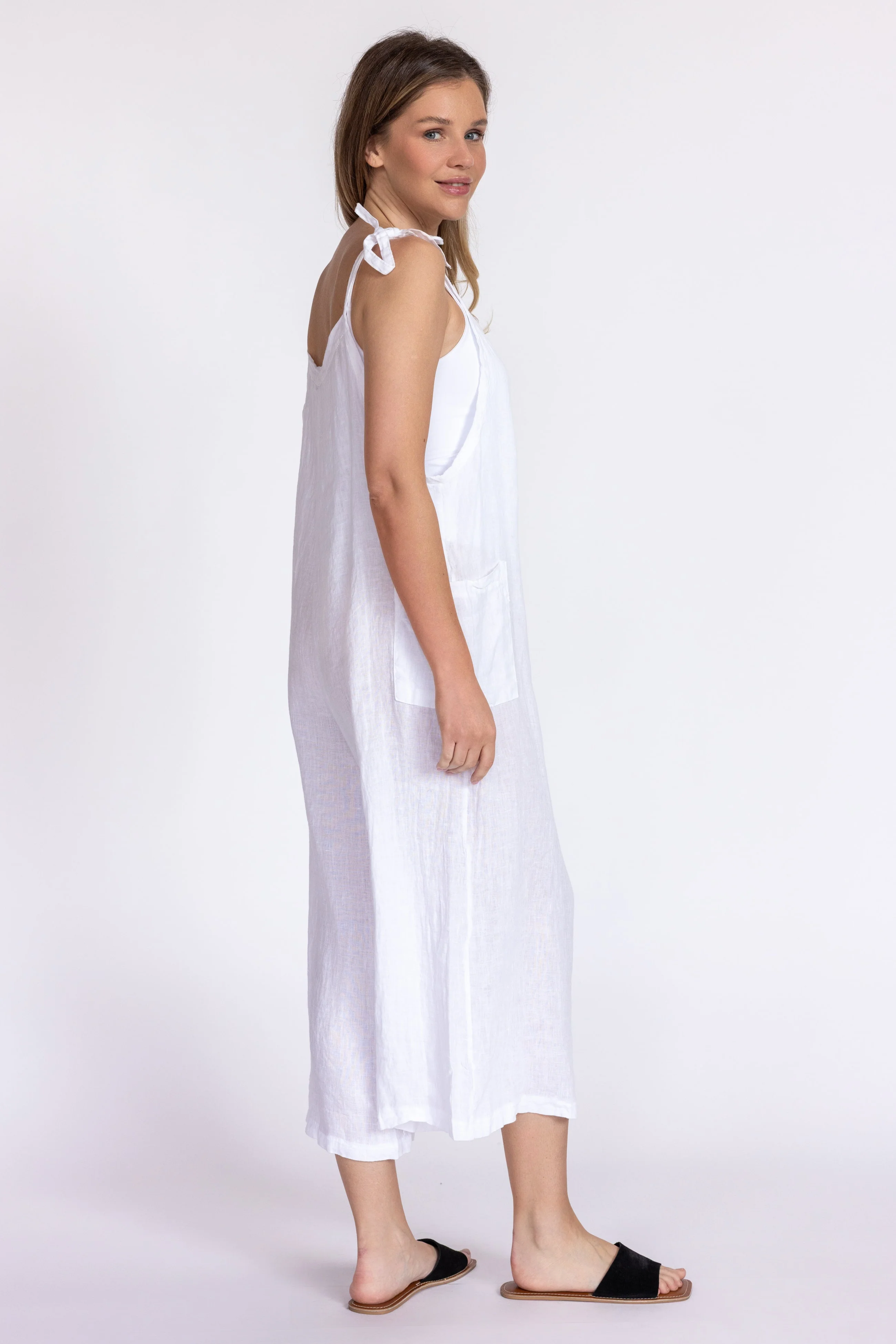 Italia Linen Jumpsuit - Image 12