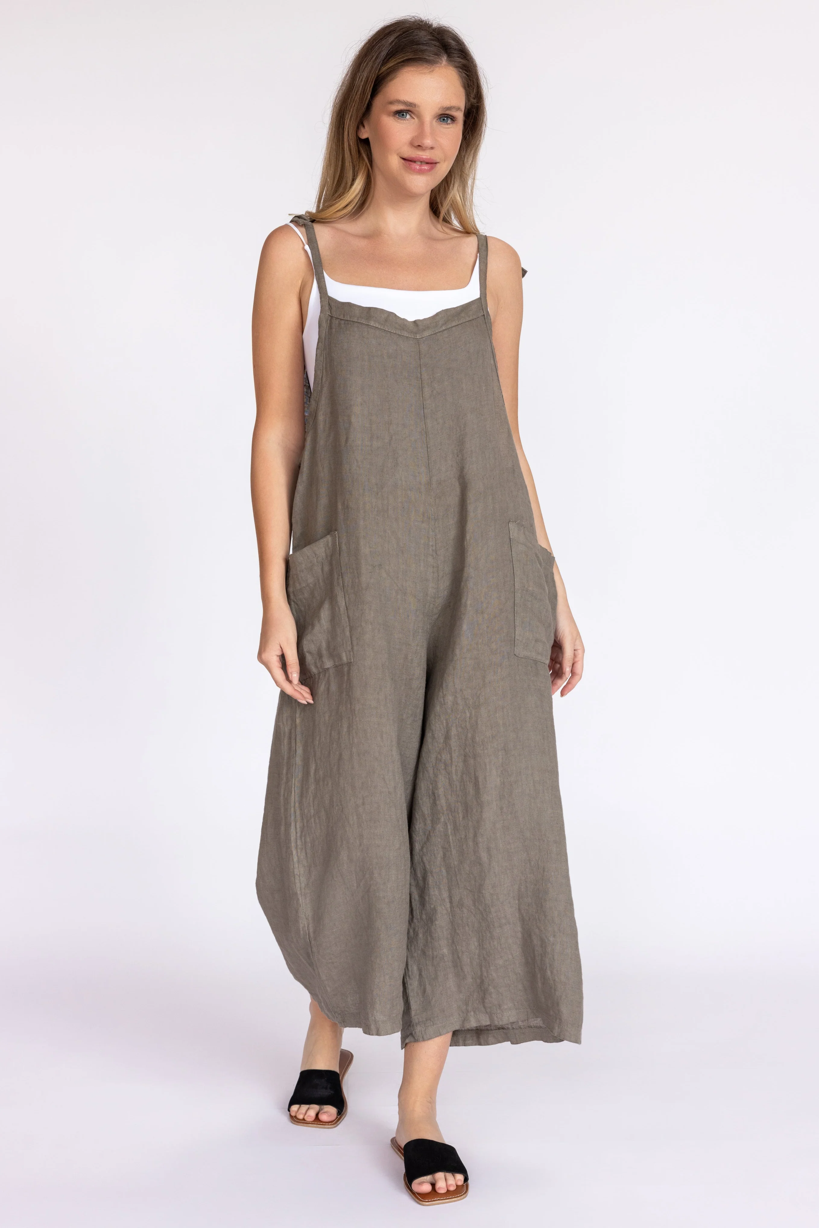 Italia Linen Jumpsuit - Image 14