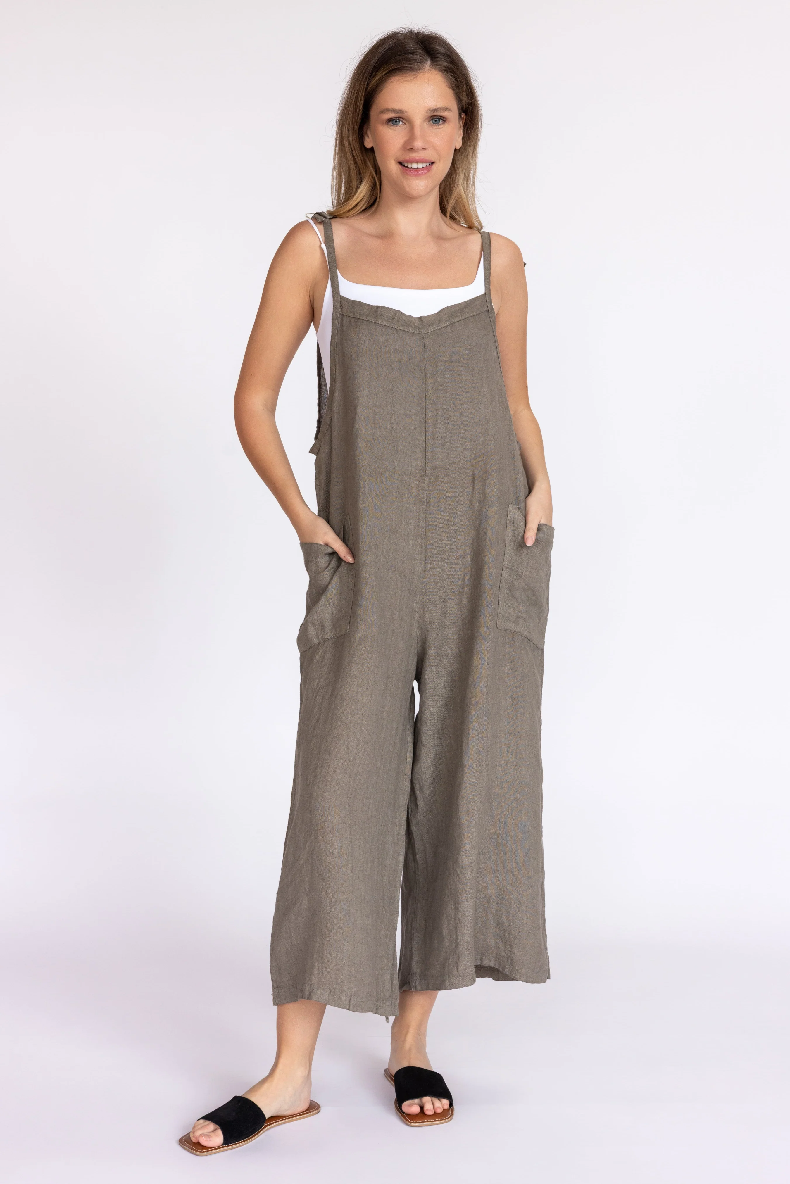 Italia Linen Jumpsuit - Image 15