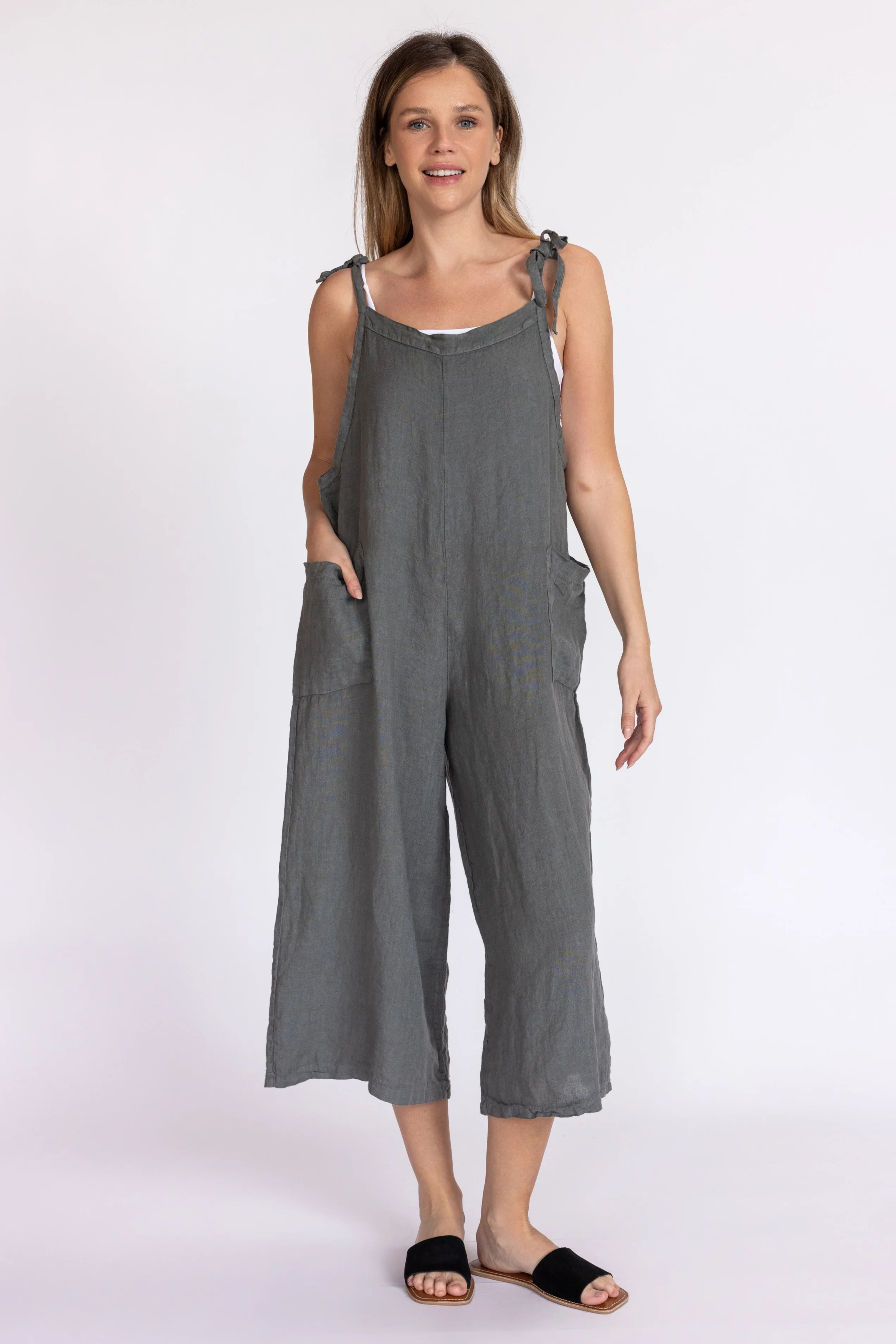 Italia Linen Jumpsuit - Image 16