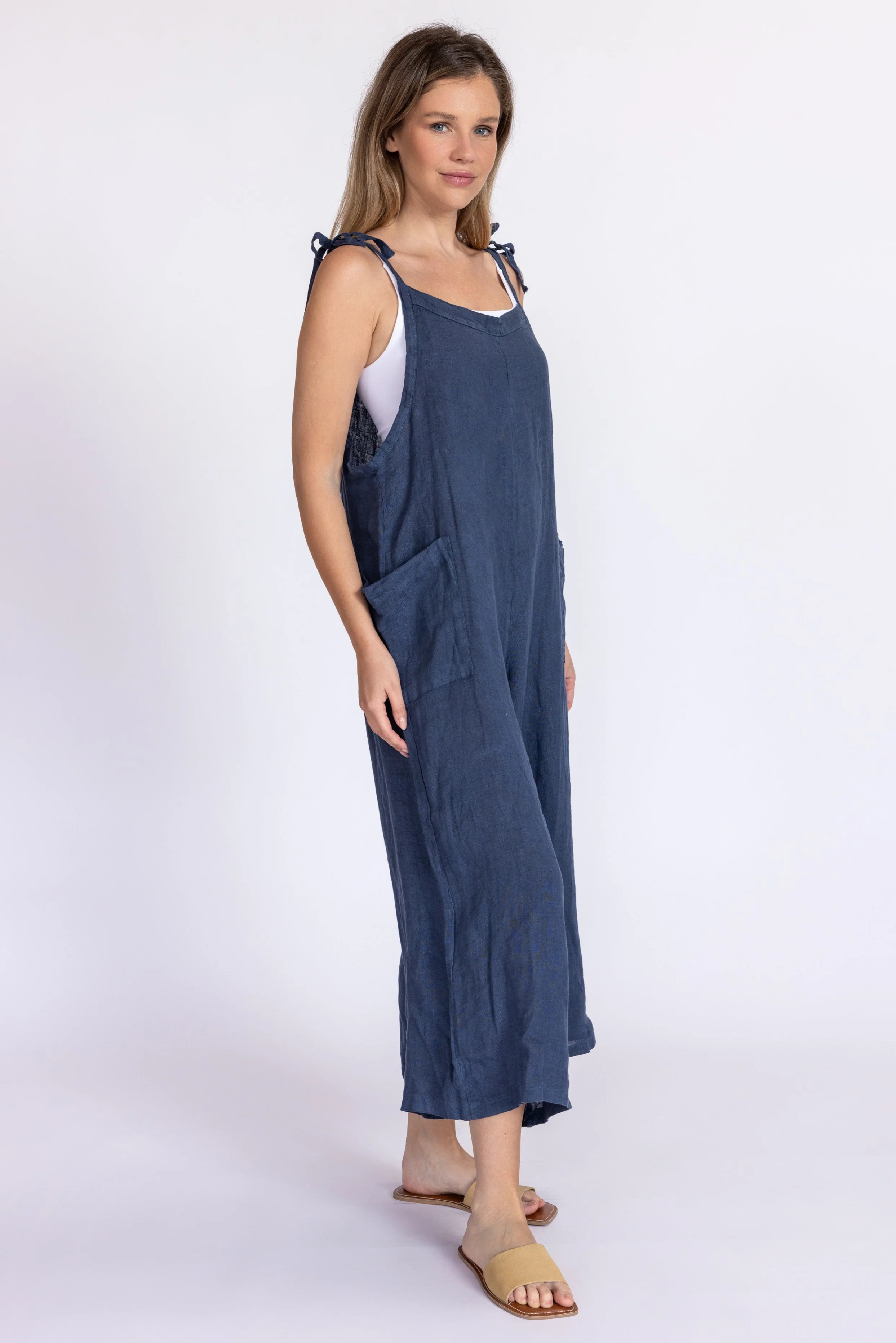 Italia Linen Jumpsuit - Image 20