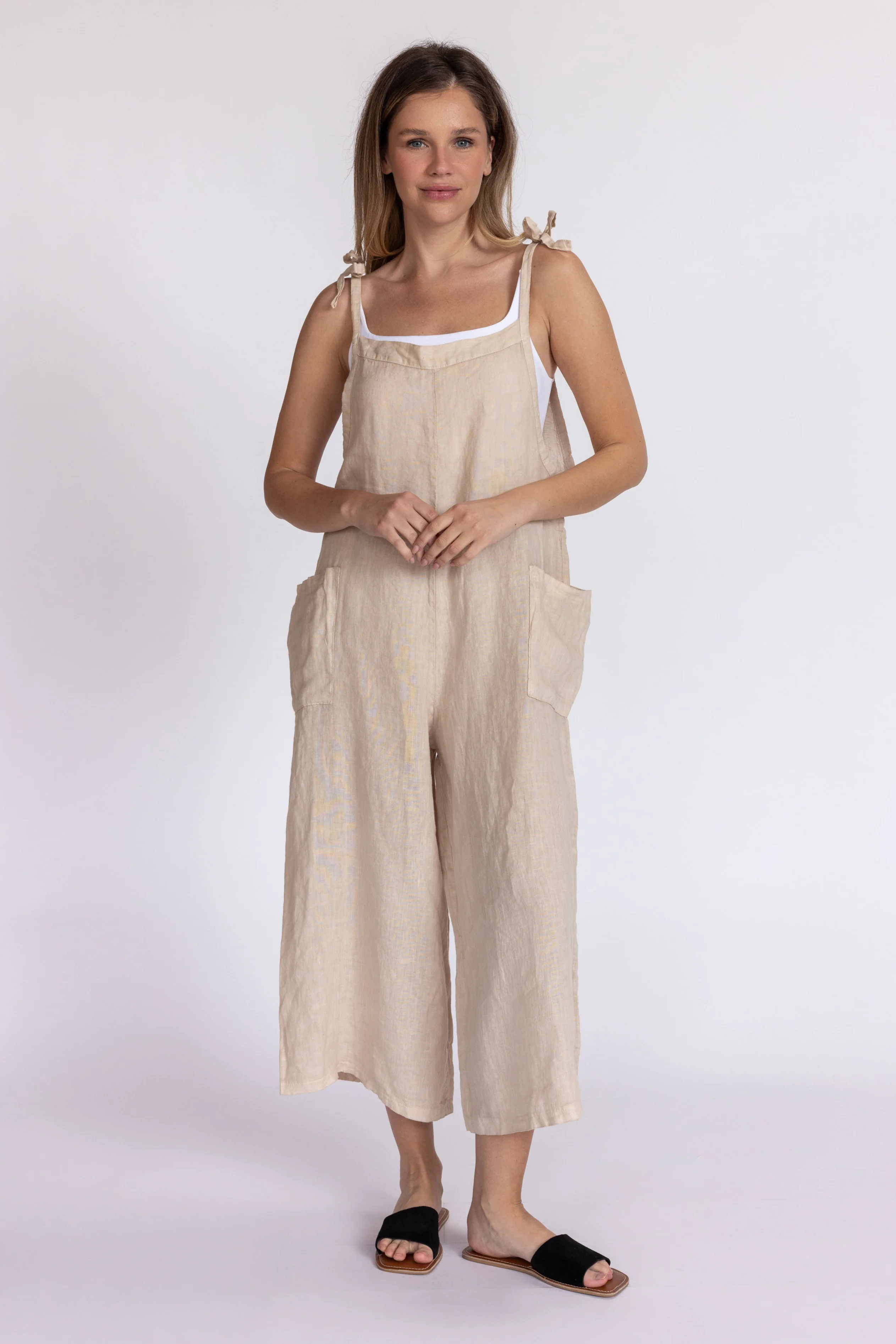 Italia Linen Jumpsuit - Image 23