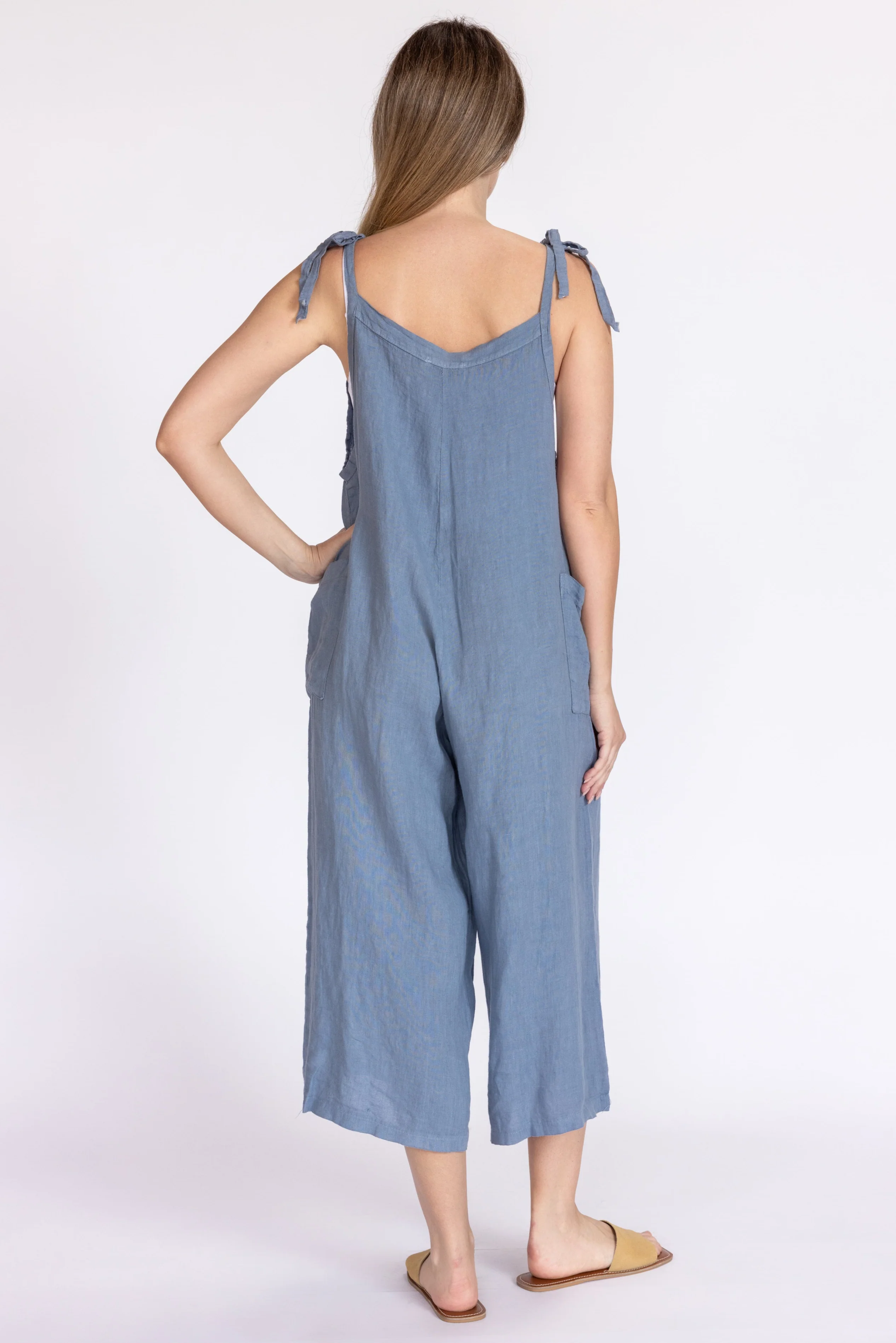Italia Linen Jumpsuit - Image 3