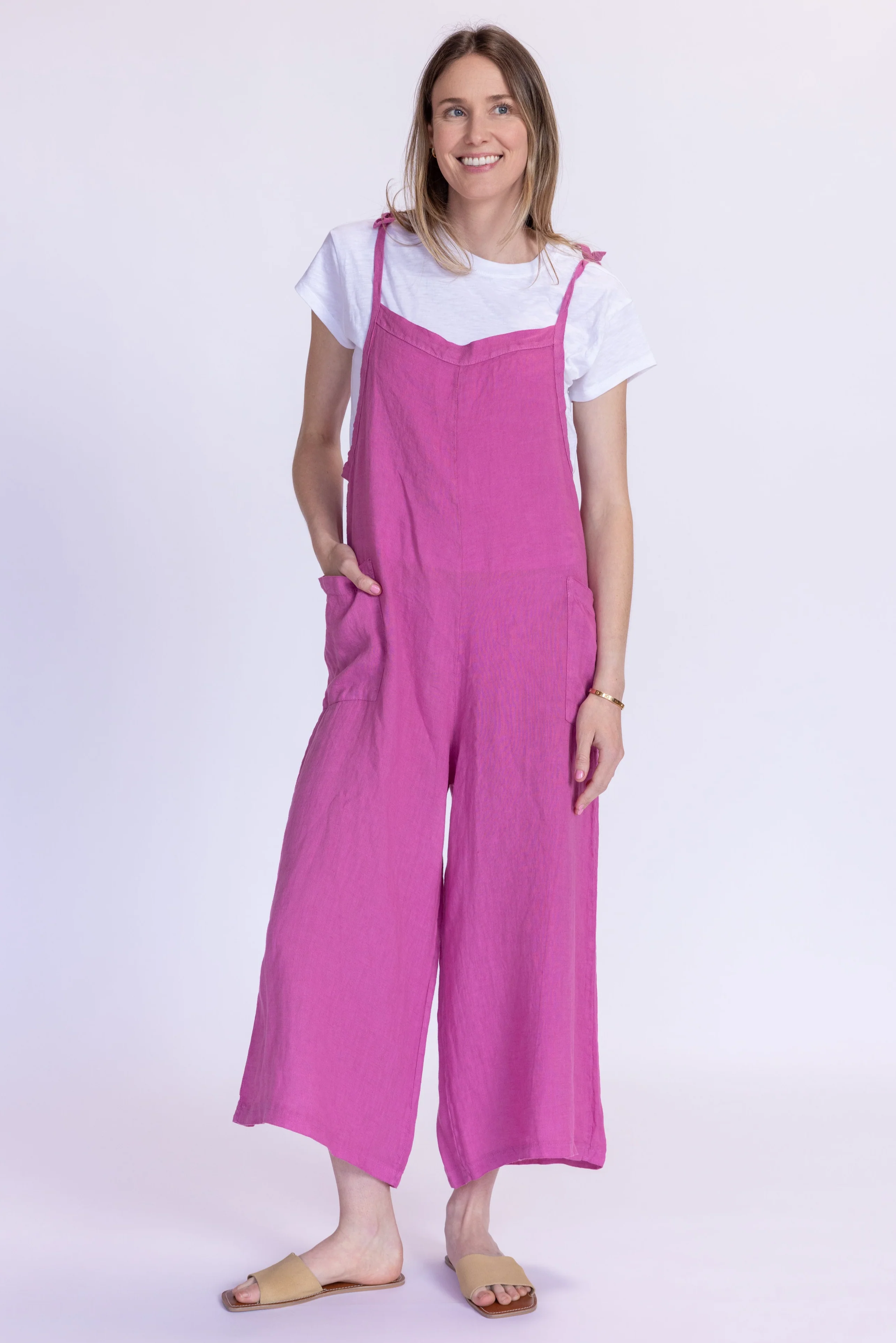 Italia Linen Jumpsuit - Image 30