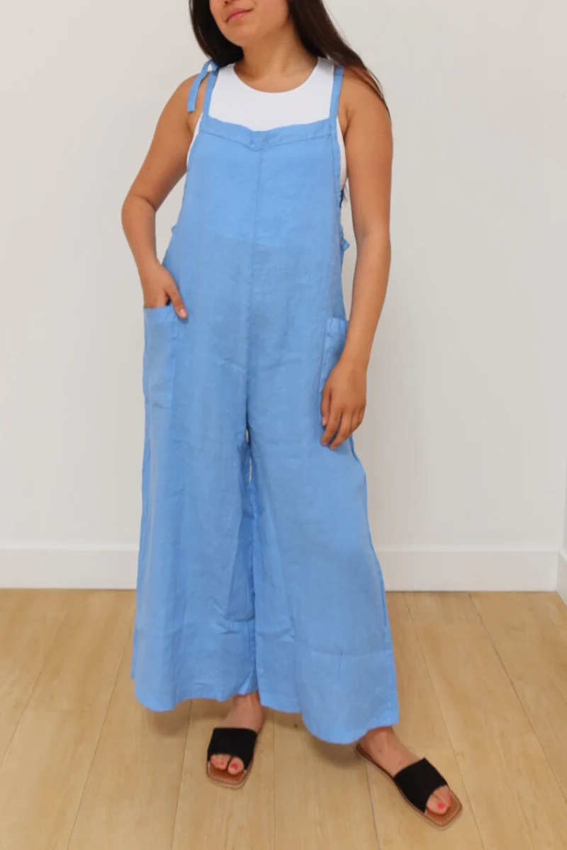 Italia Linen Jumpsuit - Image 33