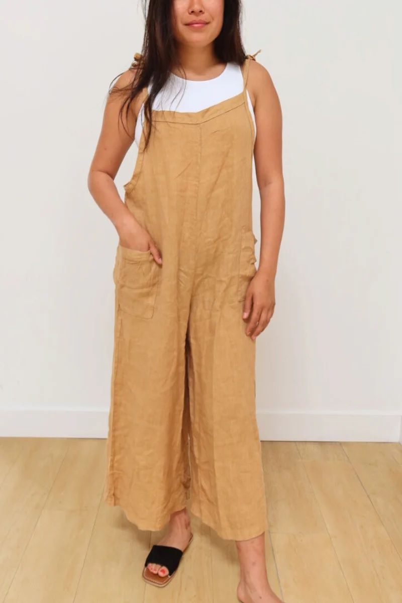 Italia Linen Jumpsuit - Image 35
