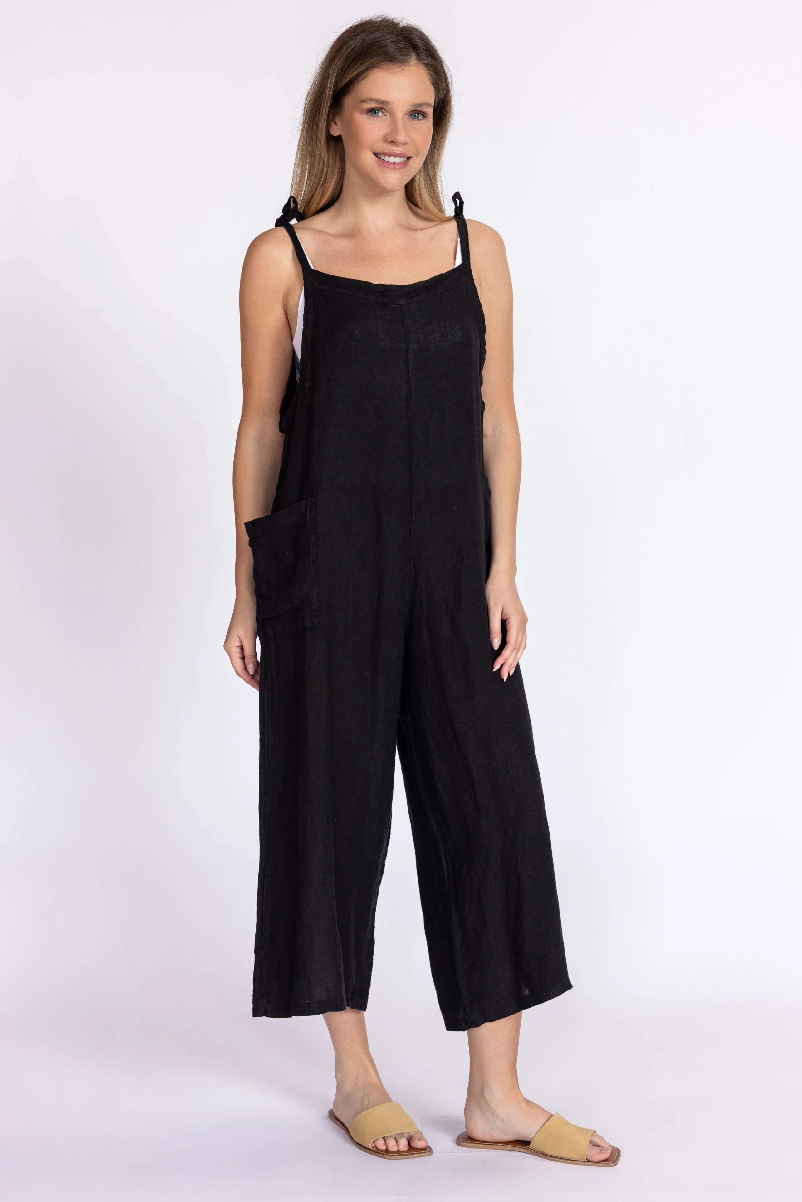 Italia Linen Jumpsuit - Image 5