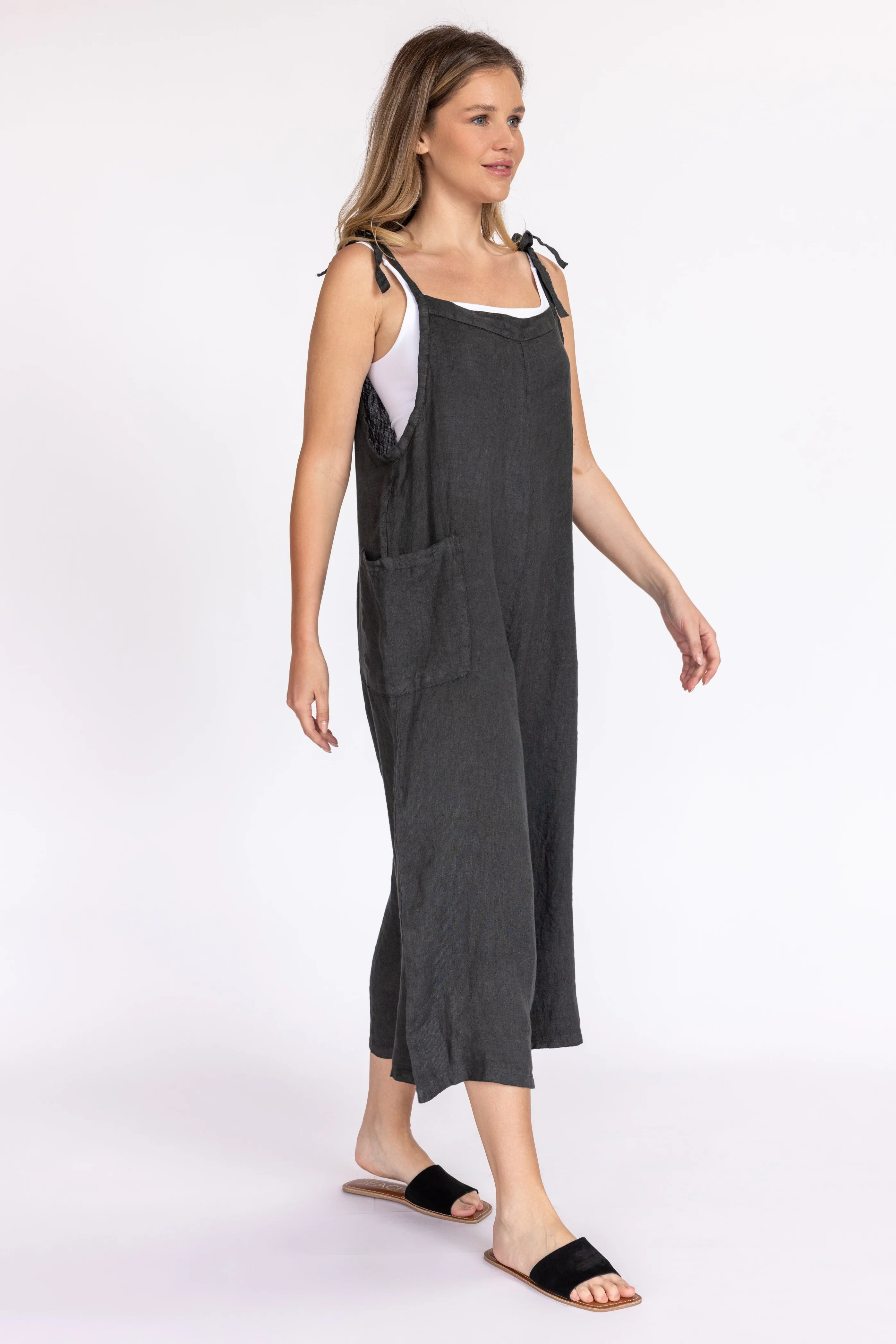 Italia Linen Jumpsuit - Image 8