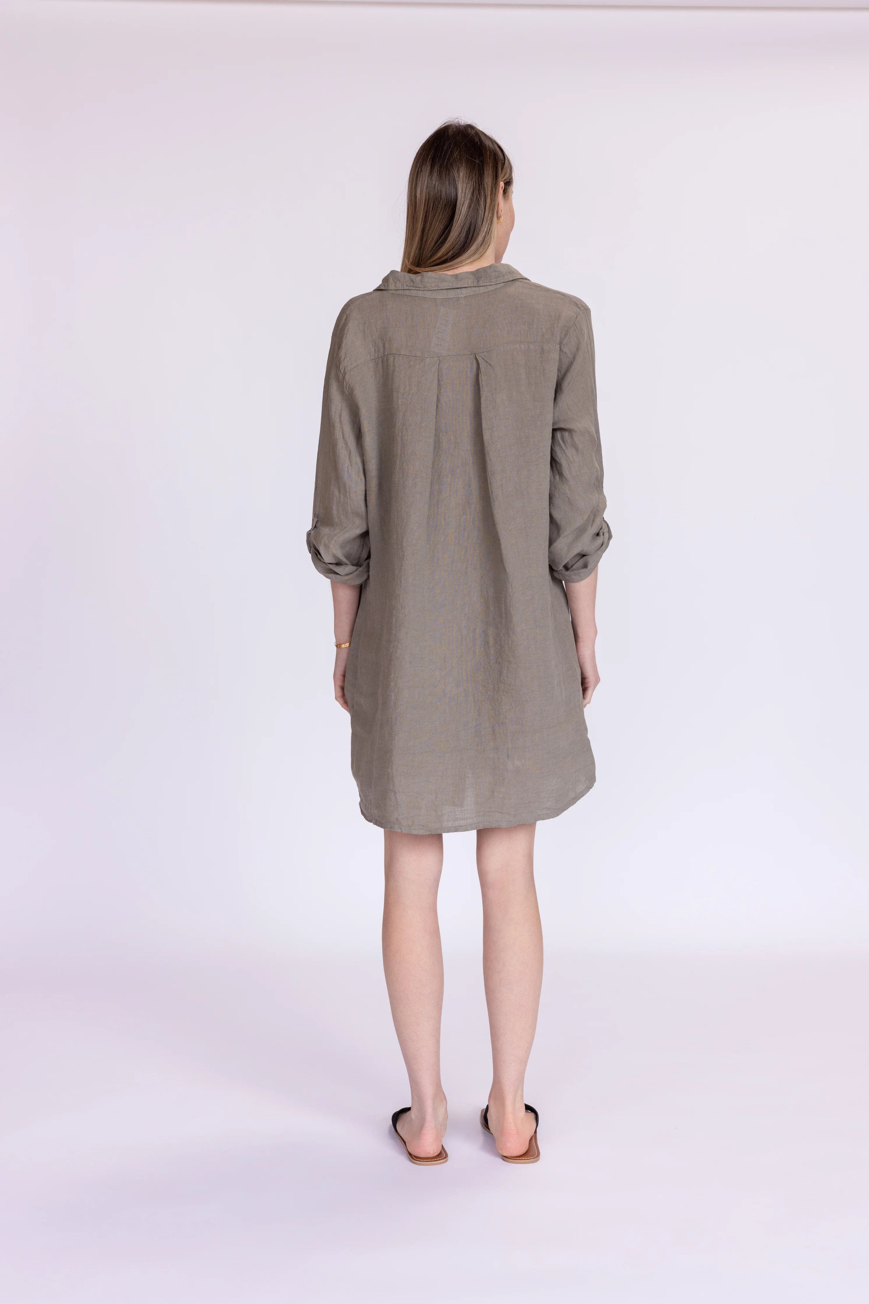 Linen Tunic Dress - Image 10