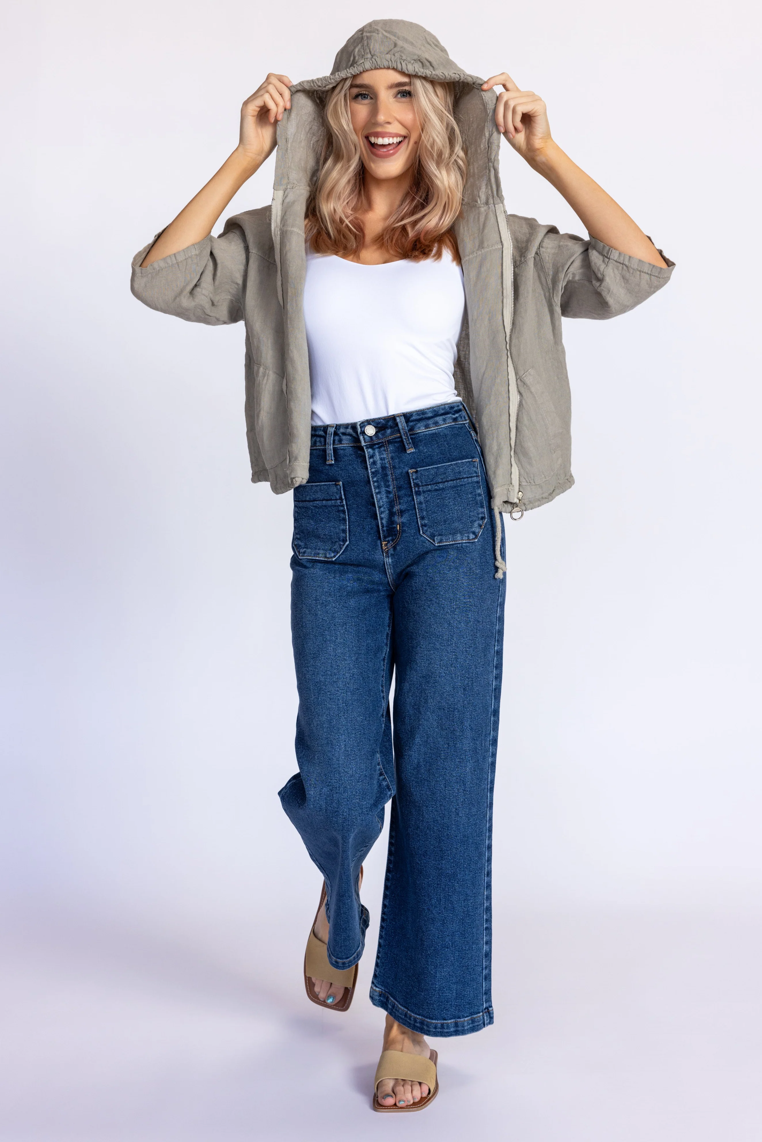 Linen Zip-Up - Image 16