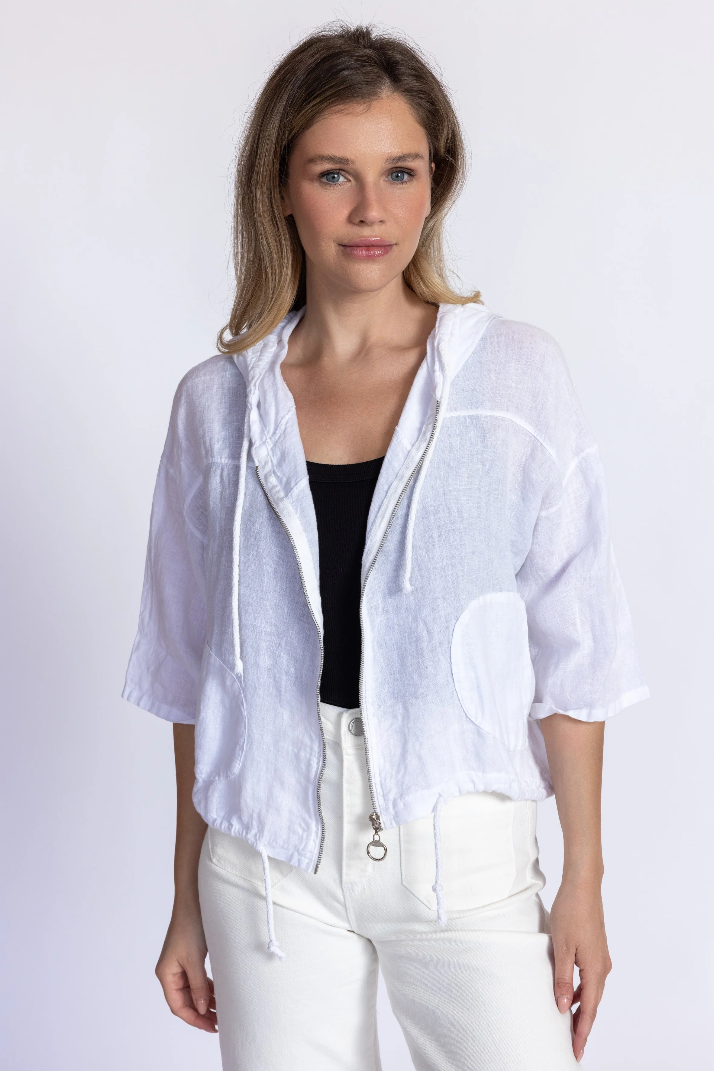 Linen Zip-Up - Image 3