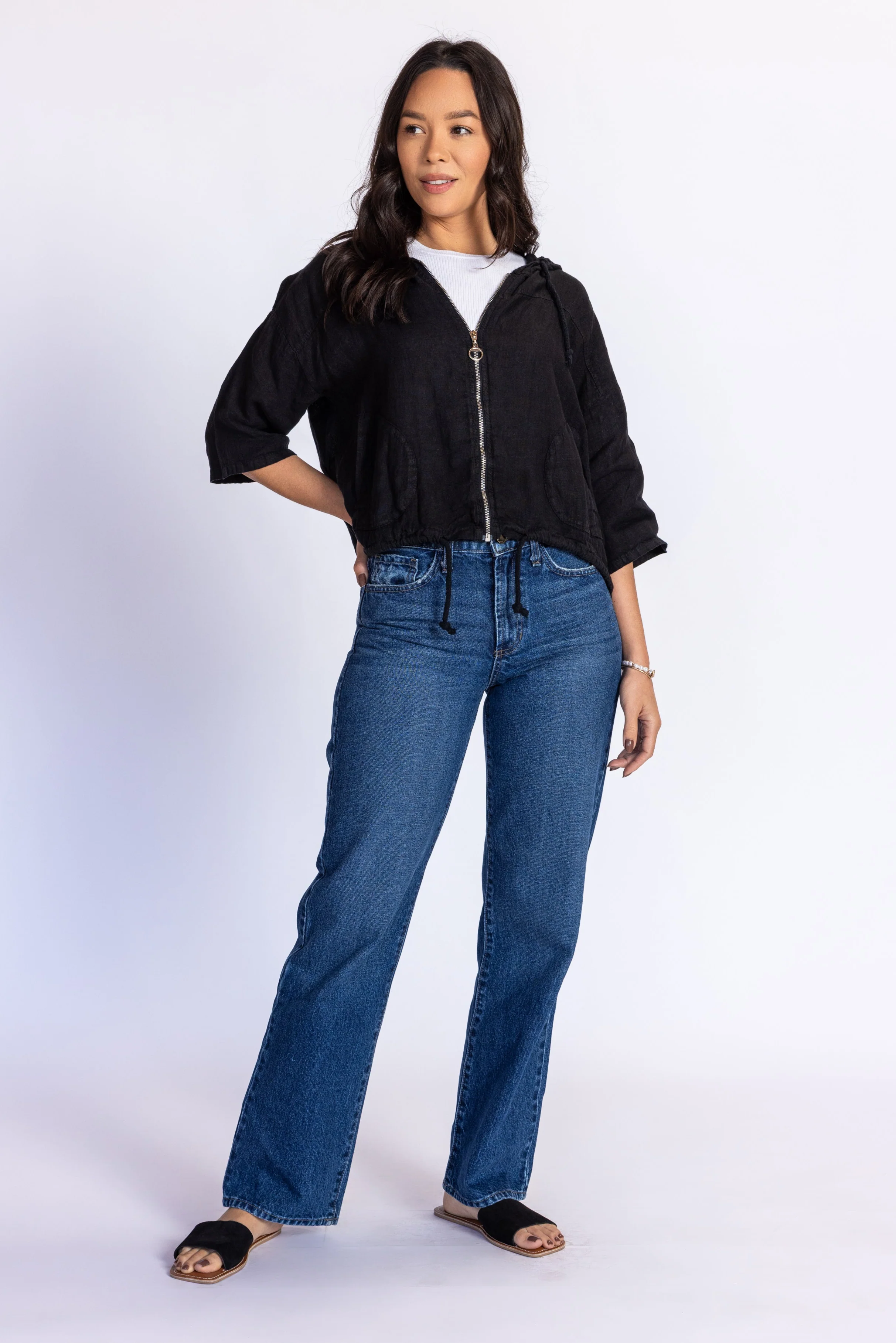 Linen Zip-Up - Image 6