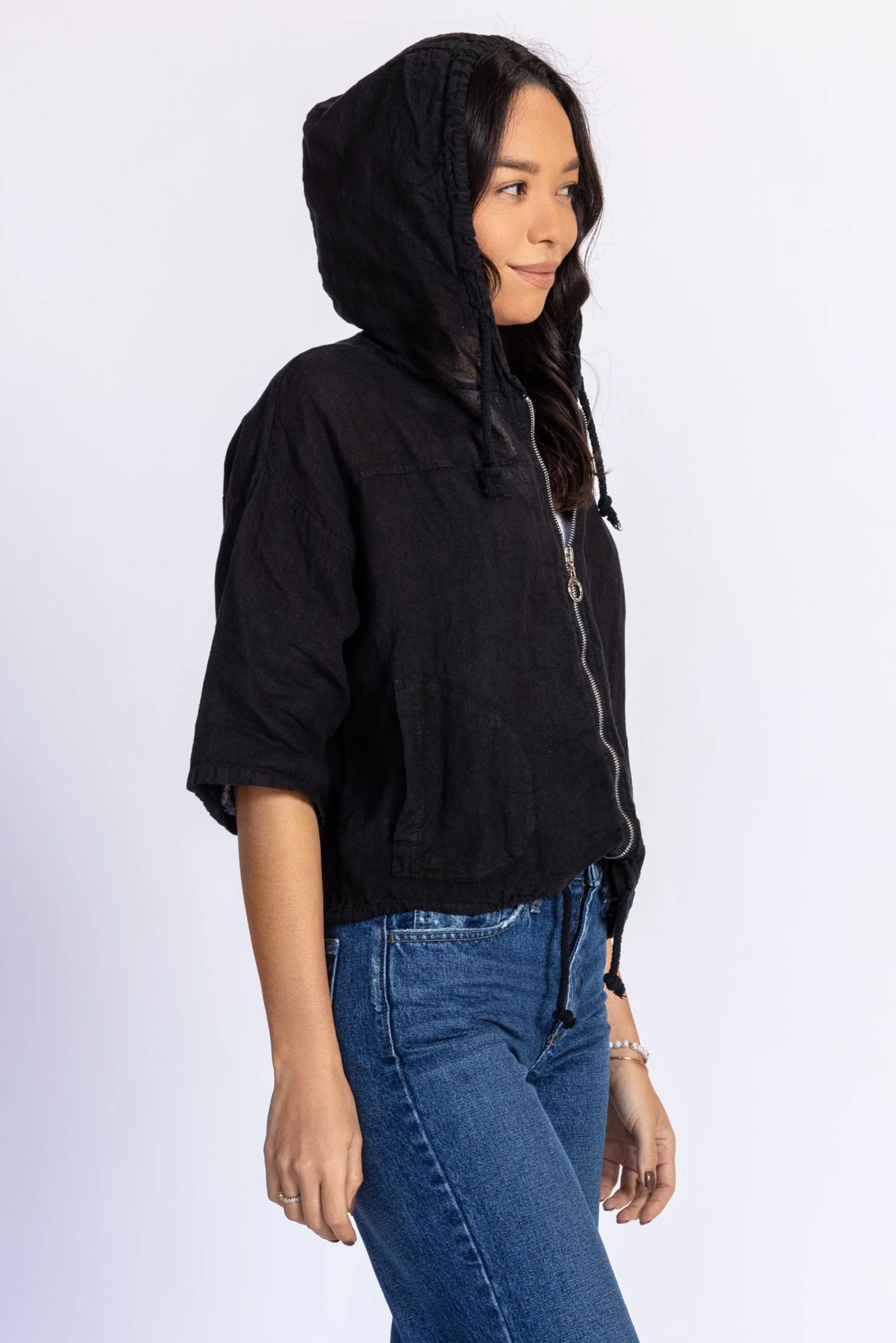 Linen Zip-Up - Image 8