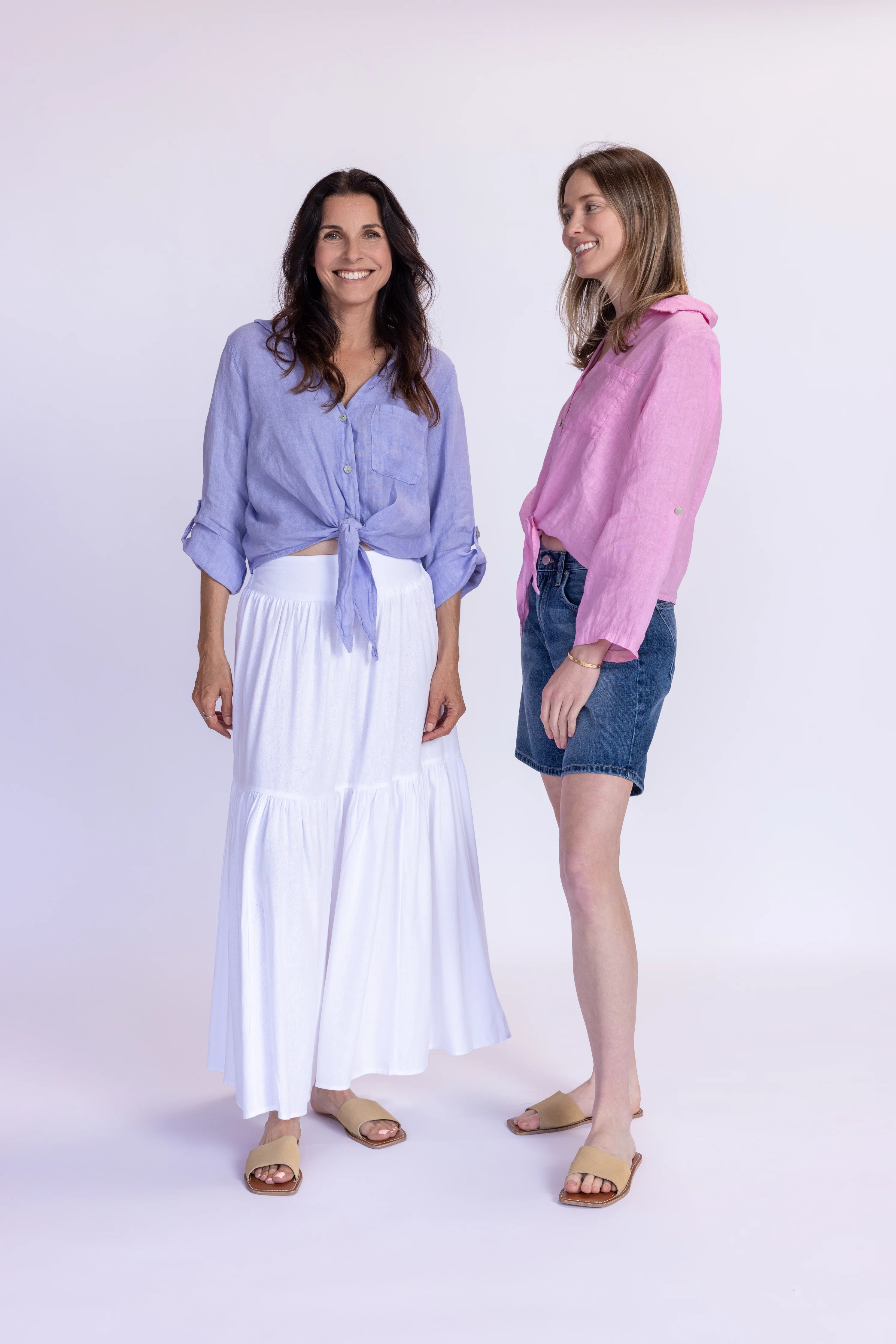 Florence Linen Tie Top - Image 28