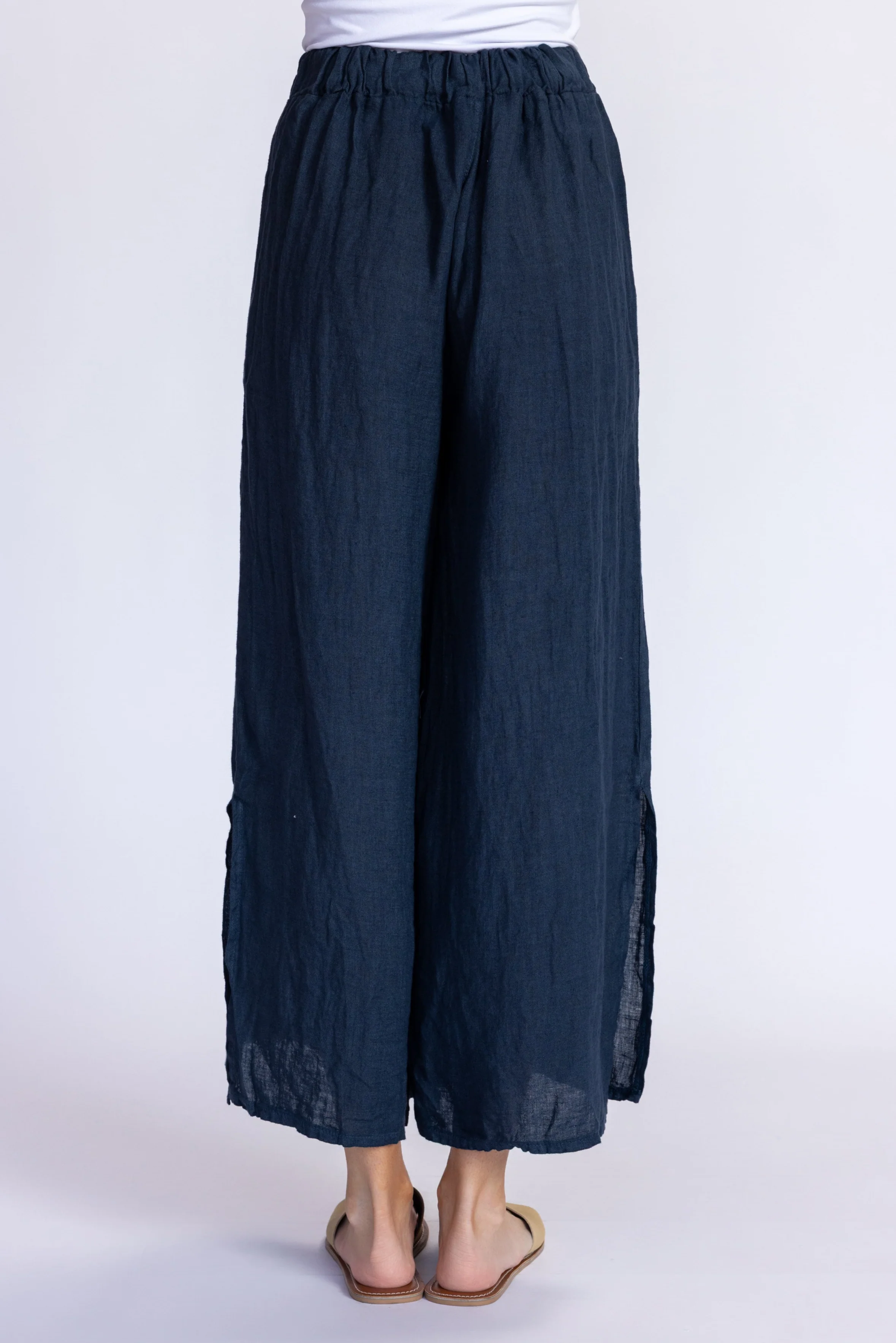 Wide Leg Linen Pants - Image 10