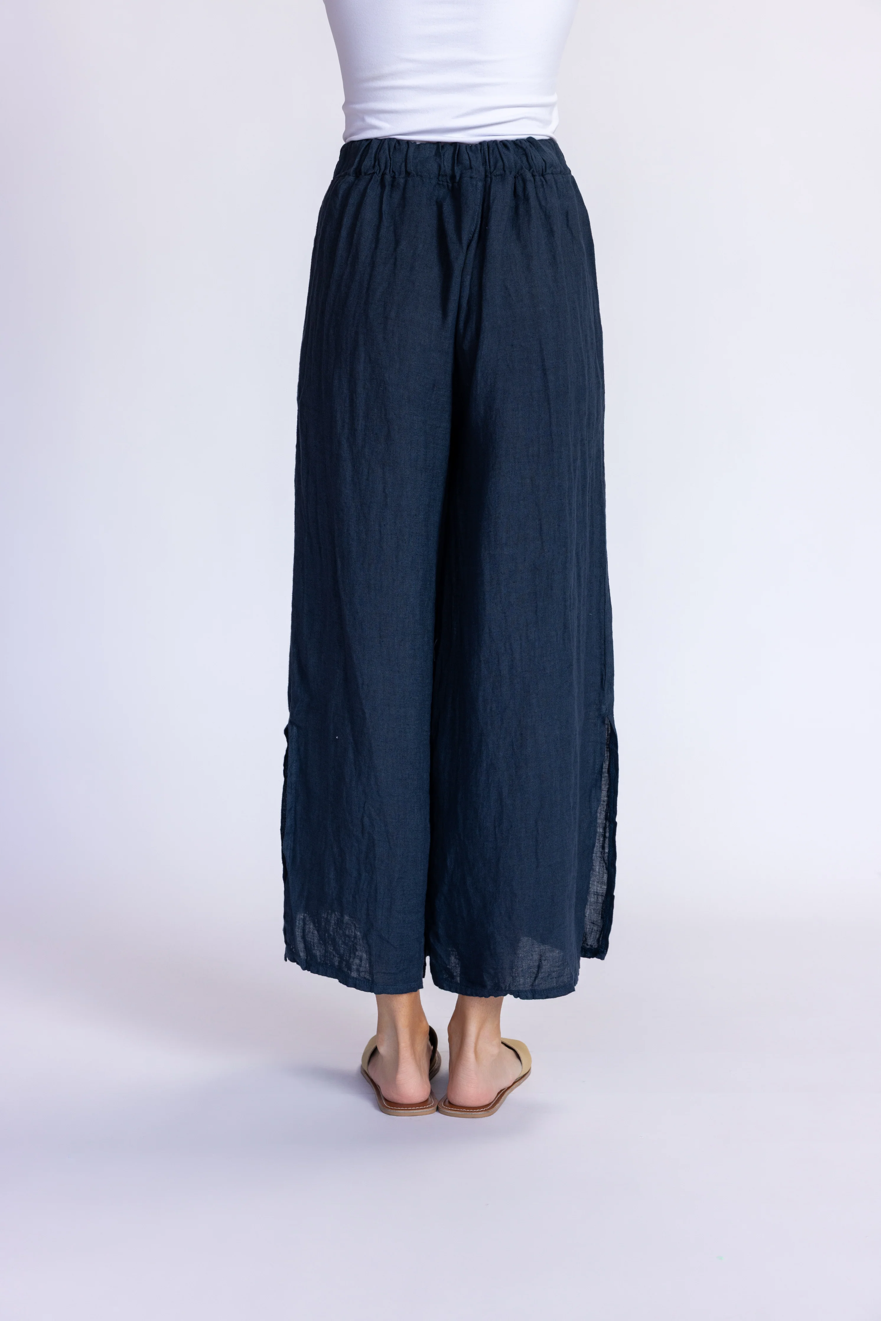 Wide Leg Linen Pants - Image 15