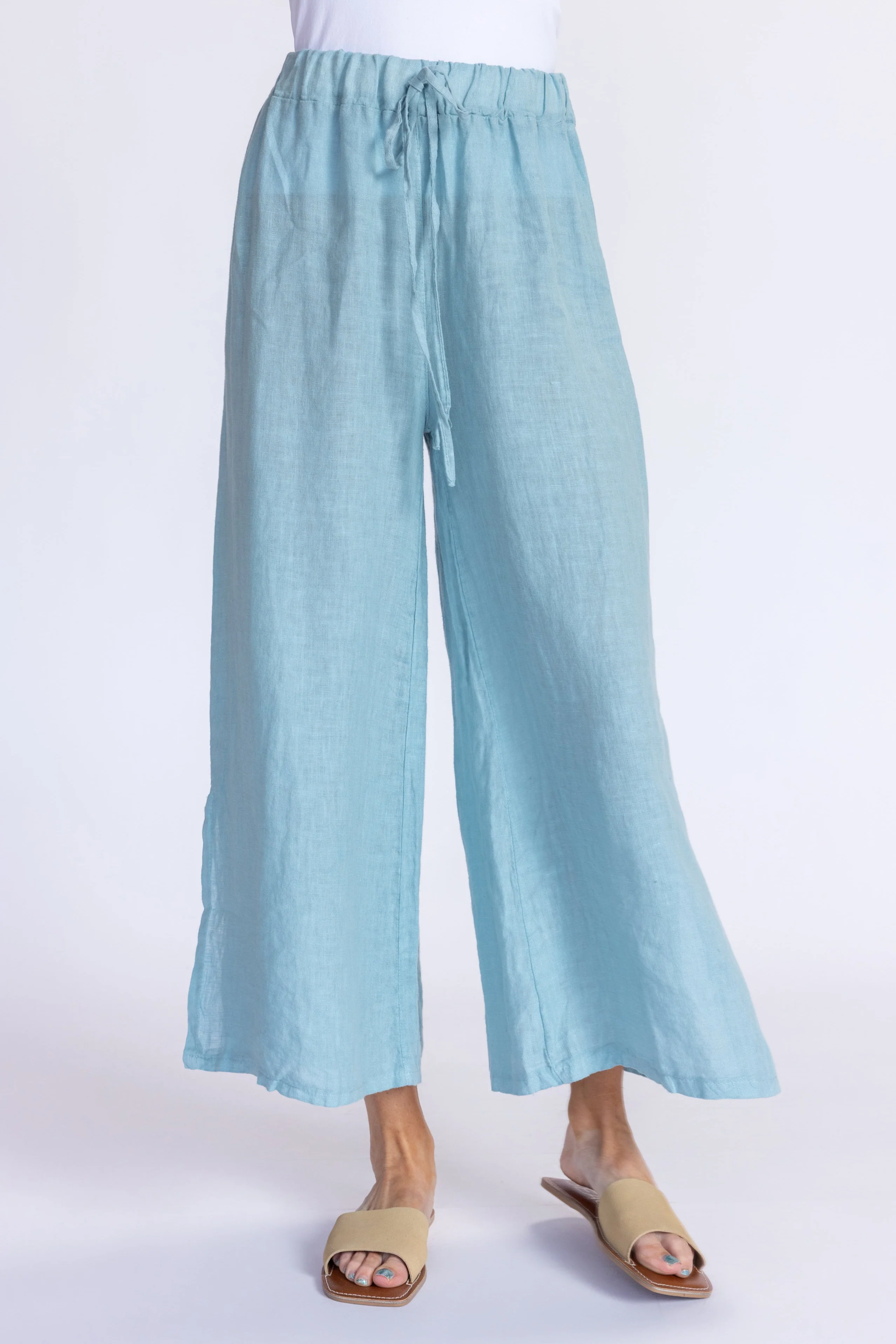 Wide Leg Linen Pants - Image 16