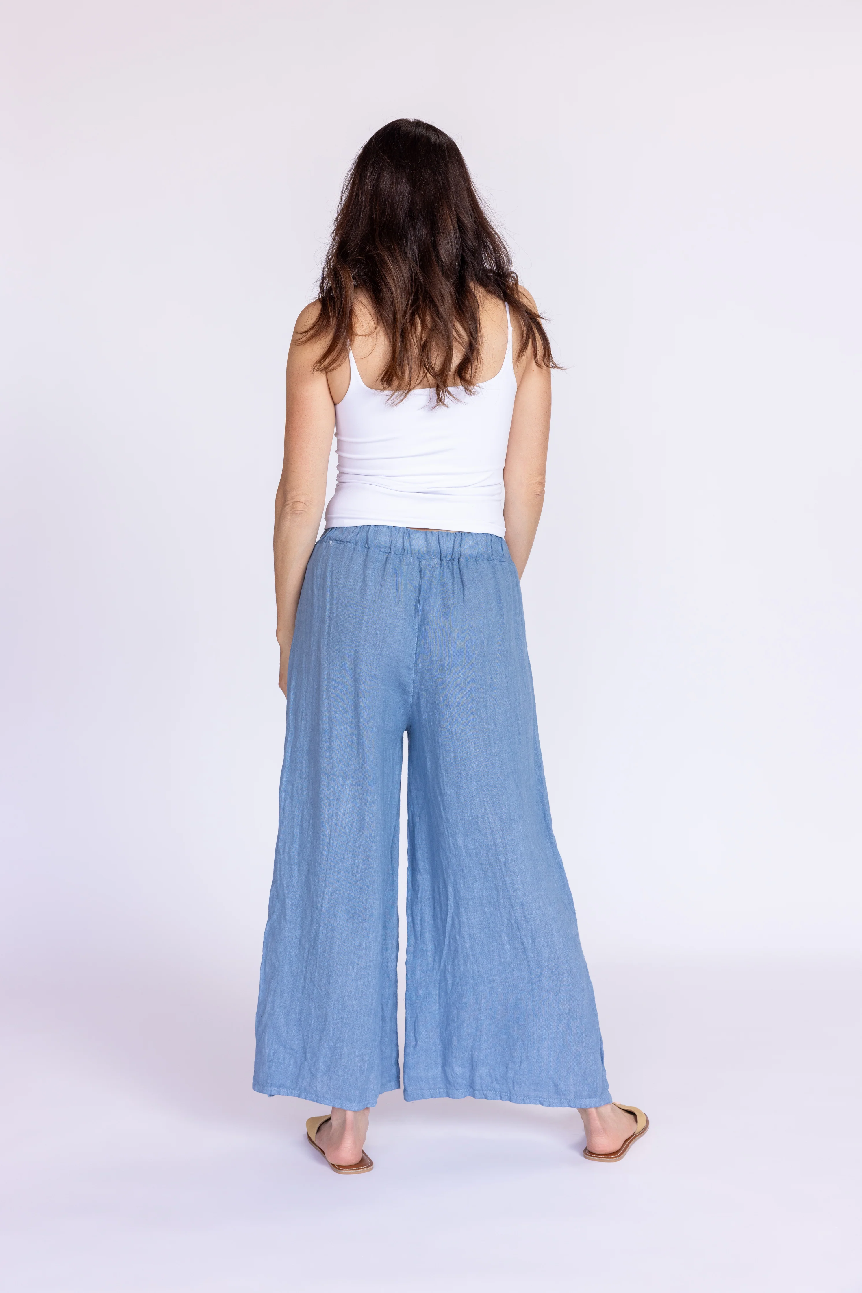 Wide Leg Linen Pants - Image 21