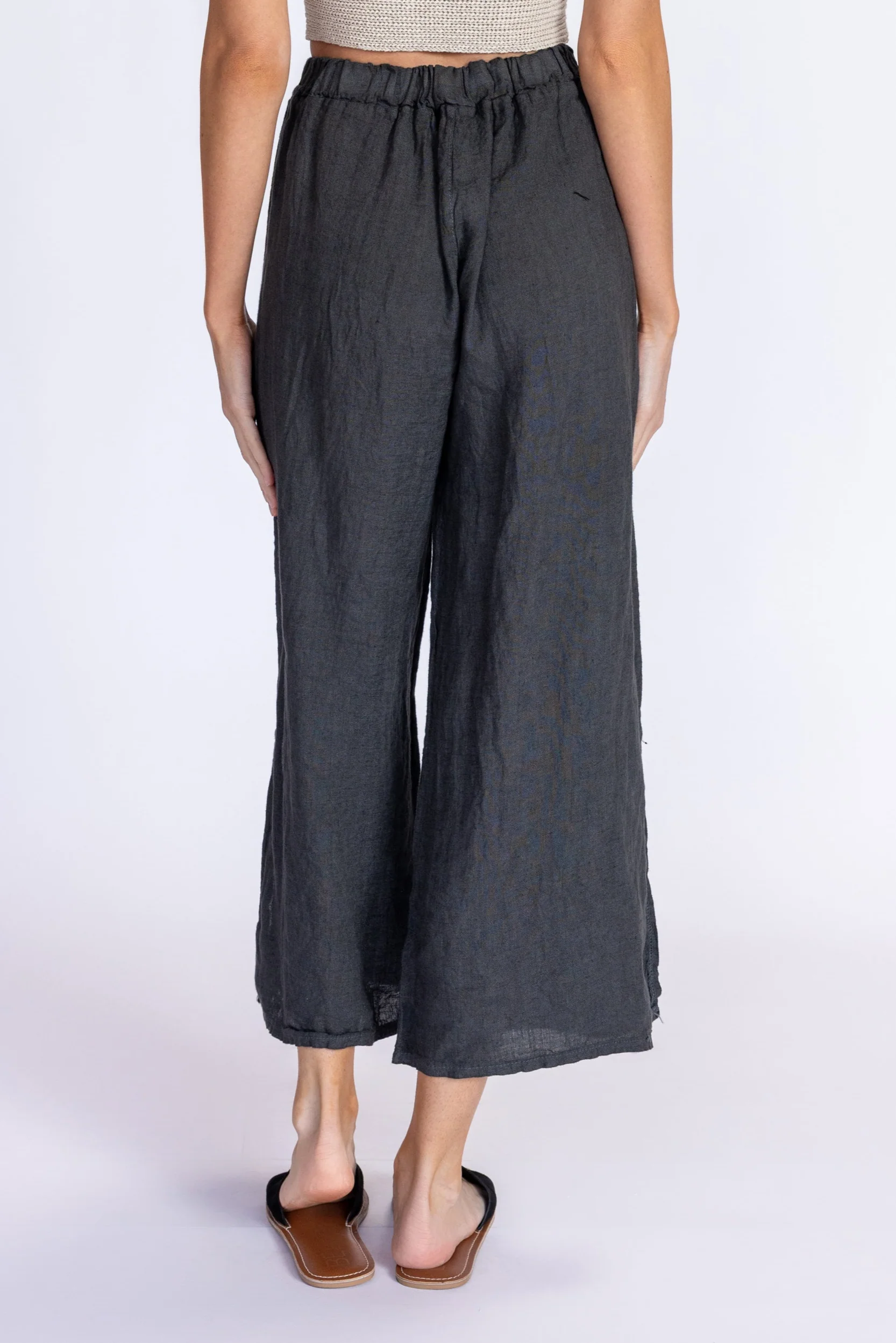 Wide Leg Linen Pants - Image 5
