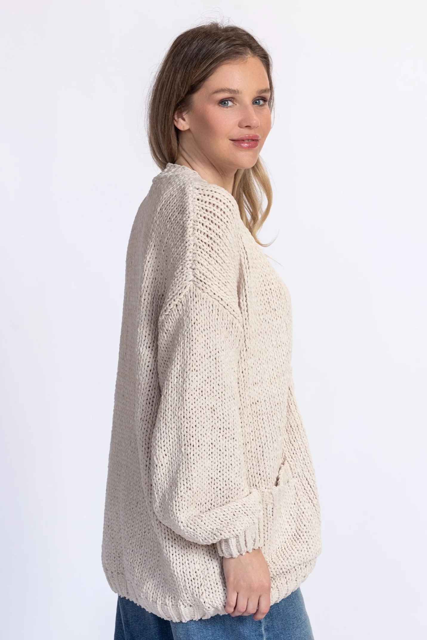 The Miracle Chunky Knit Cardigan - Image 3