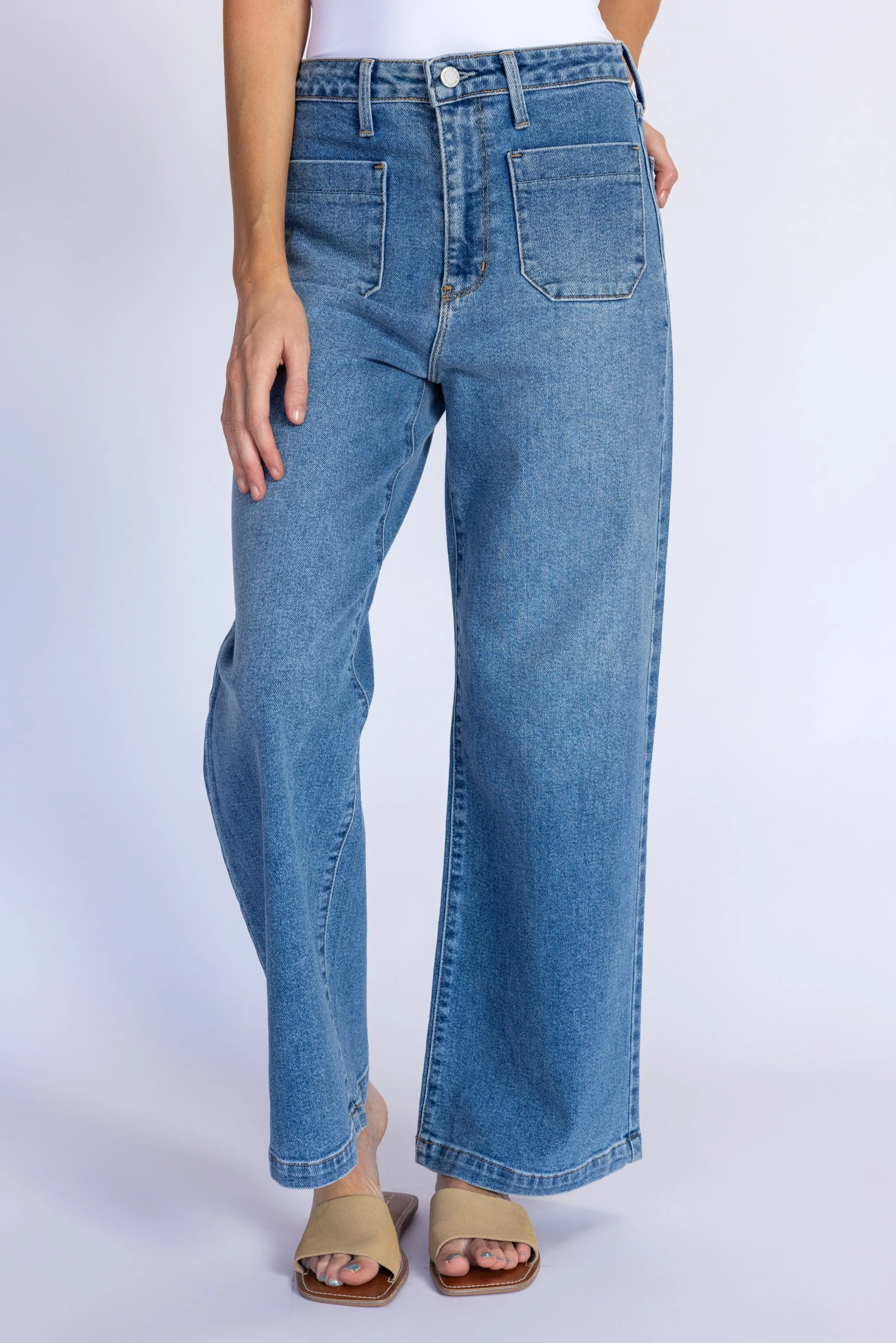 Patch Pocket Wide Leg - Image 4