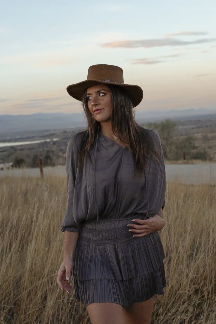 Pleated Mini Dress - Image 8