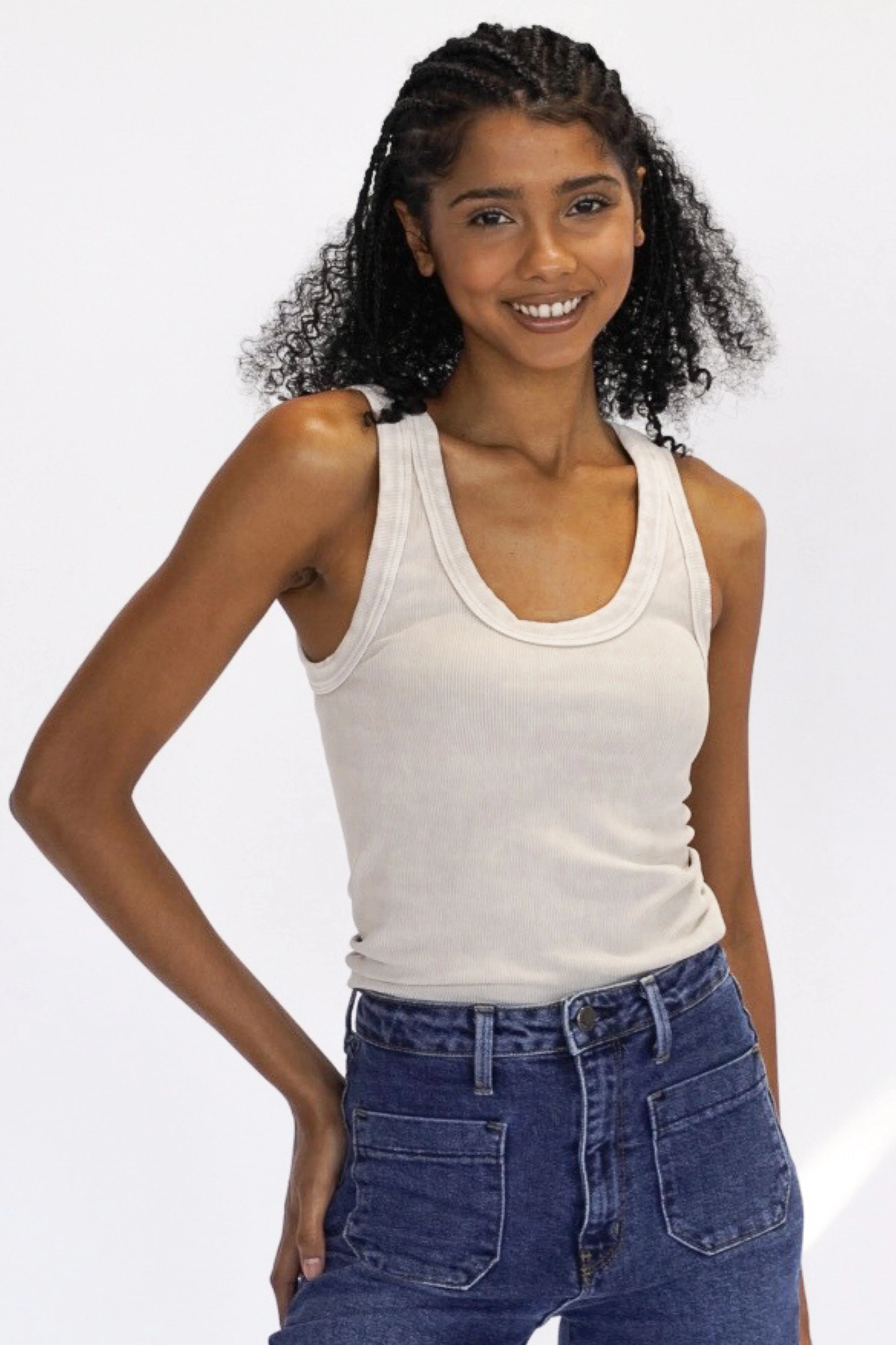 Reversible Ribbed Tank - Image 3