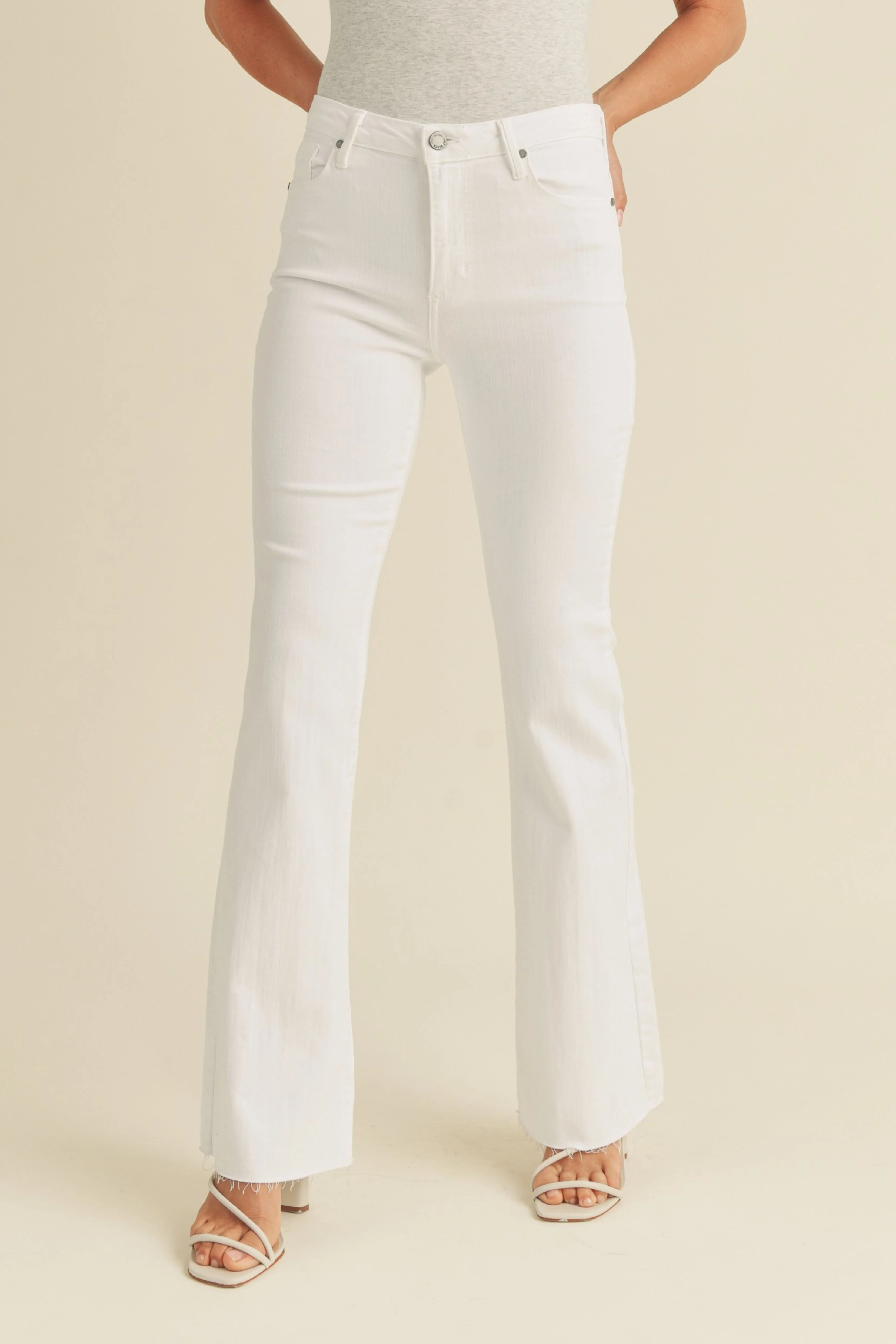 Scissor Cut Flare Jeans - Image 11