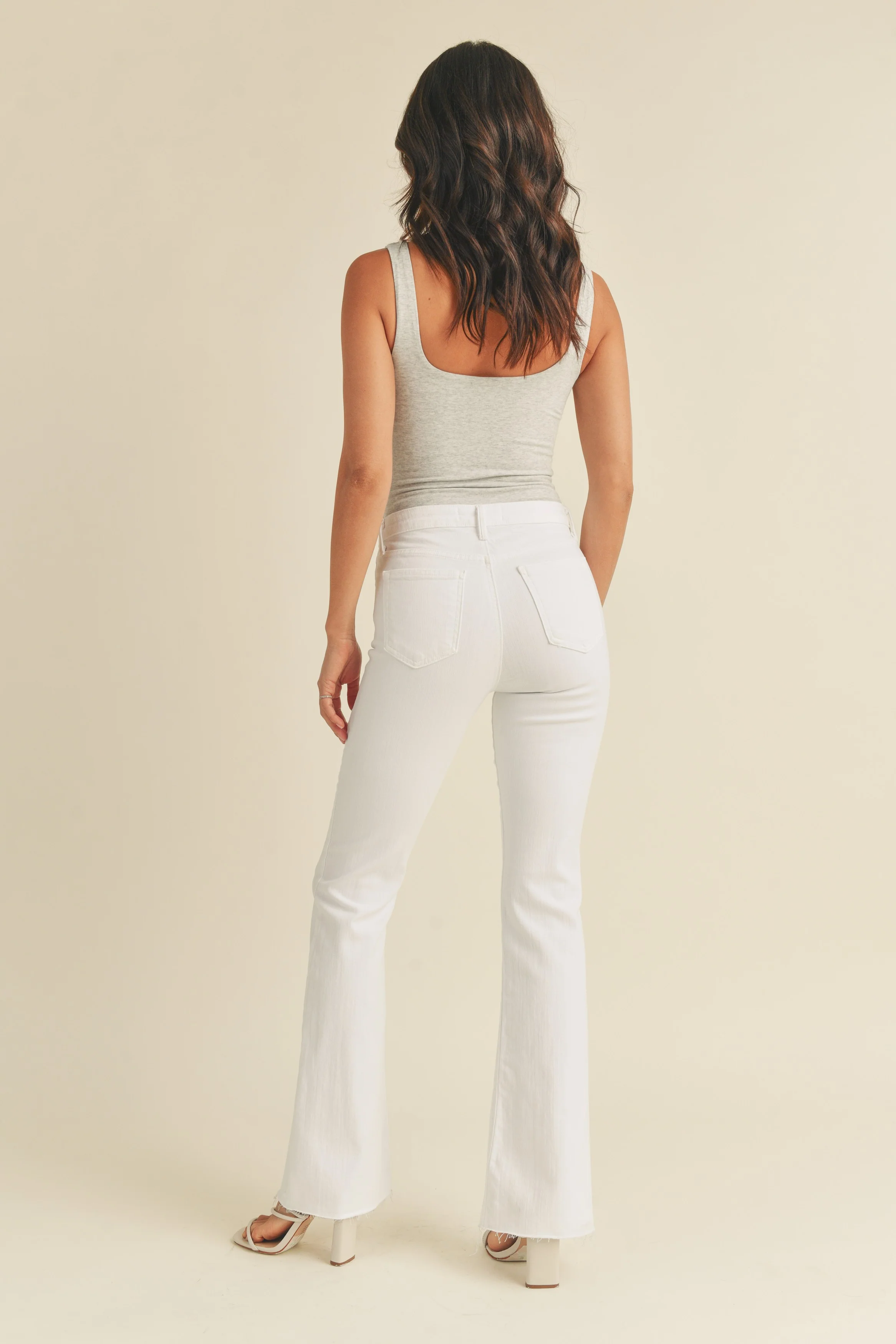 Scissor Cut Flare Jeans - Image 13