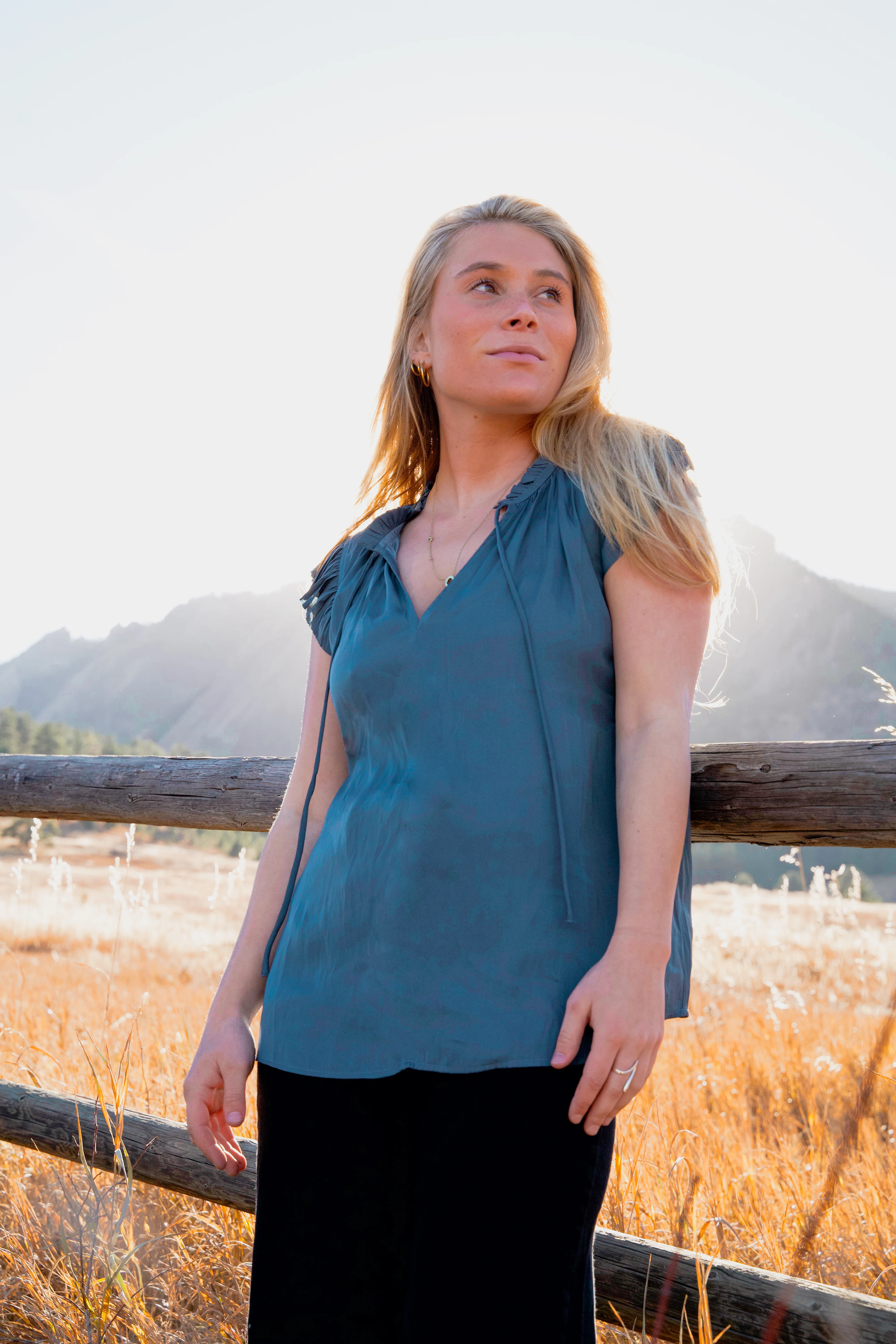 Short Sleeve Flutter Top - Image 16