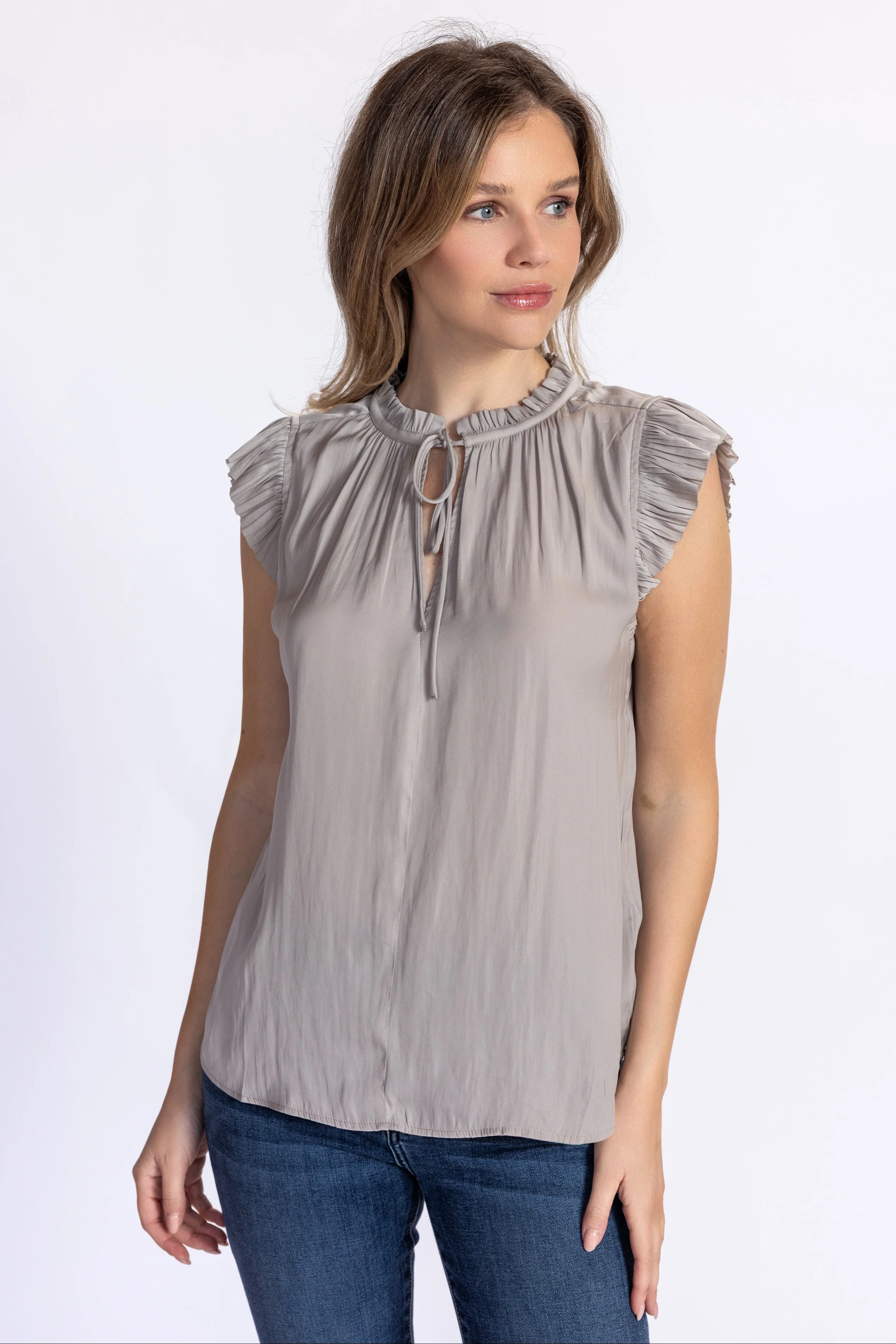 Short Sleeve Flutter Top - Image 5