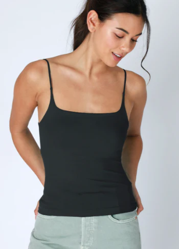 Solid Spaghetti Strap Tank - Image 4