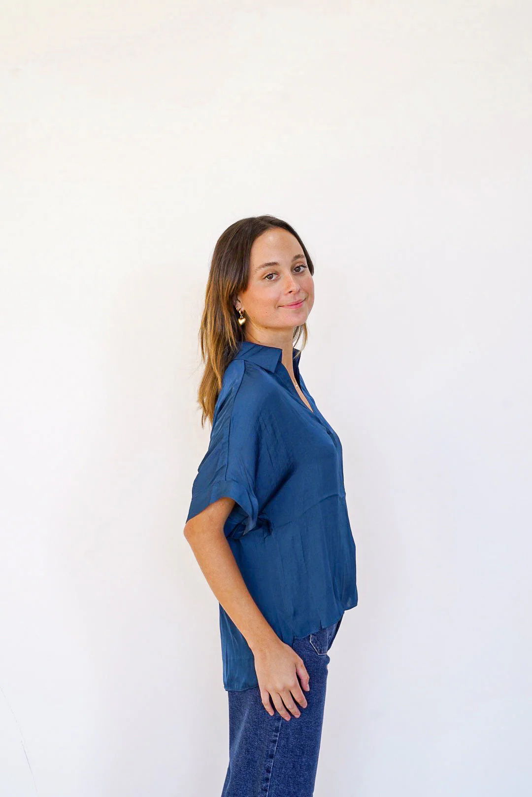 Everyday V-Neck Blouse - Image 18