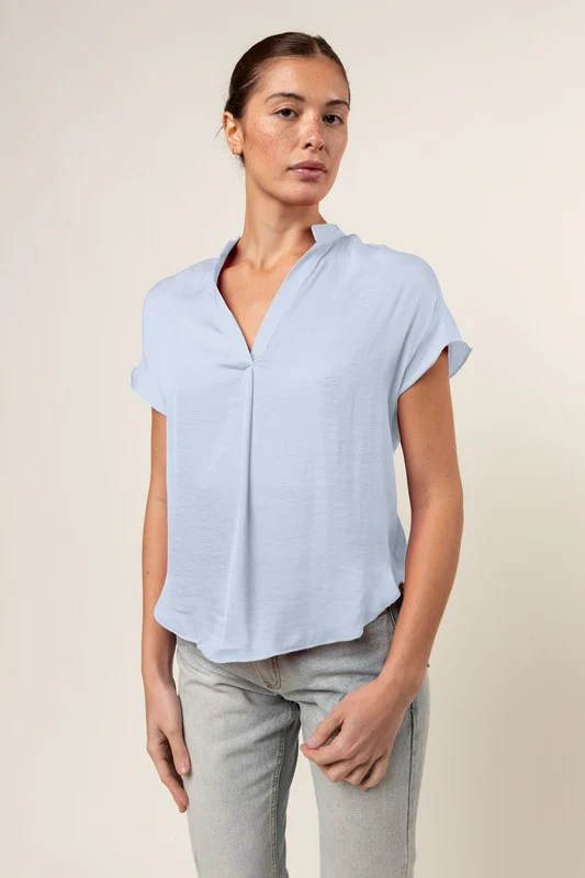 Everyday V-Neck Blouse - Image 20